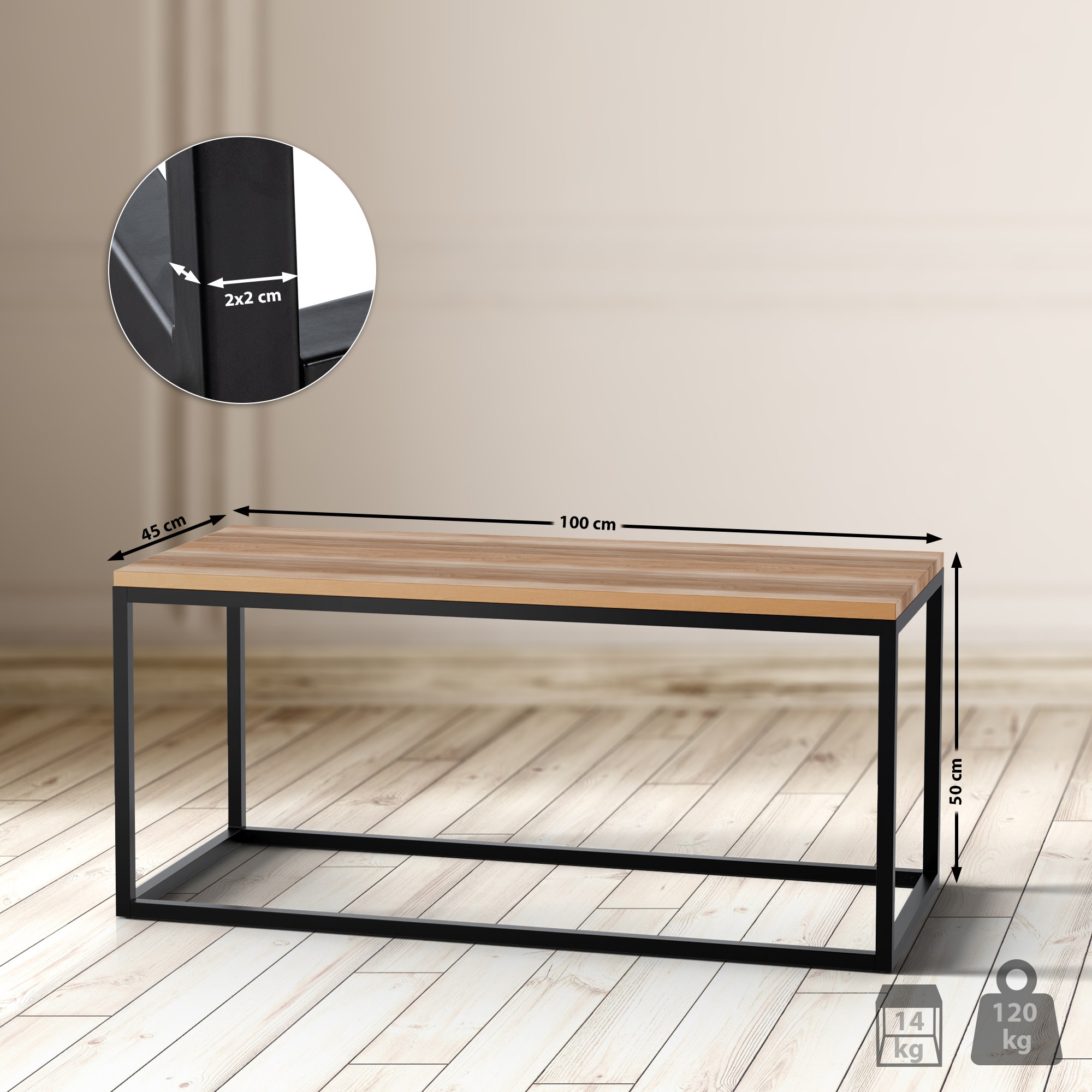 Mesa de centro Manteo
