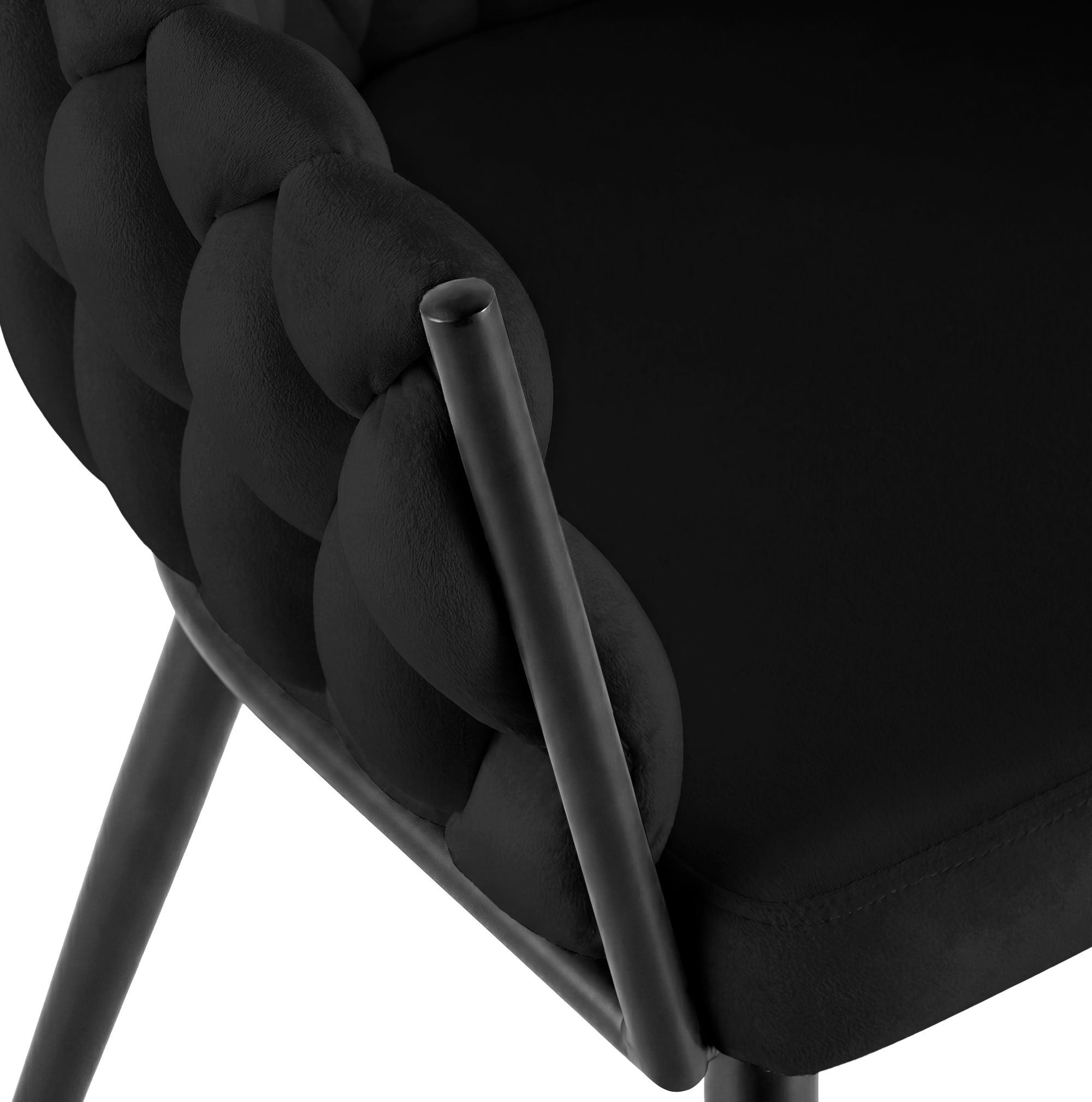 Silla de comedor Molise de terciopelo elegante y cómoda para tu hogar