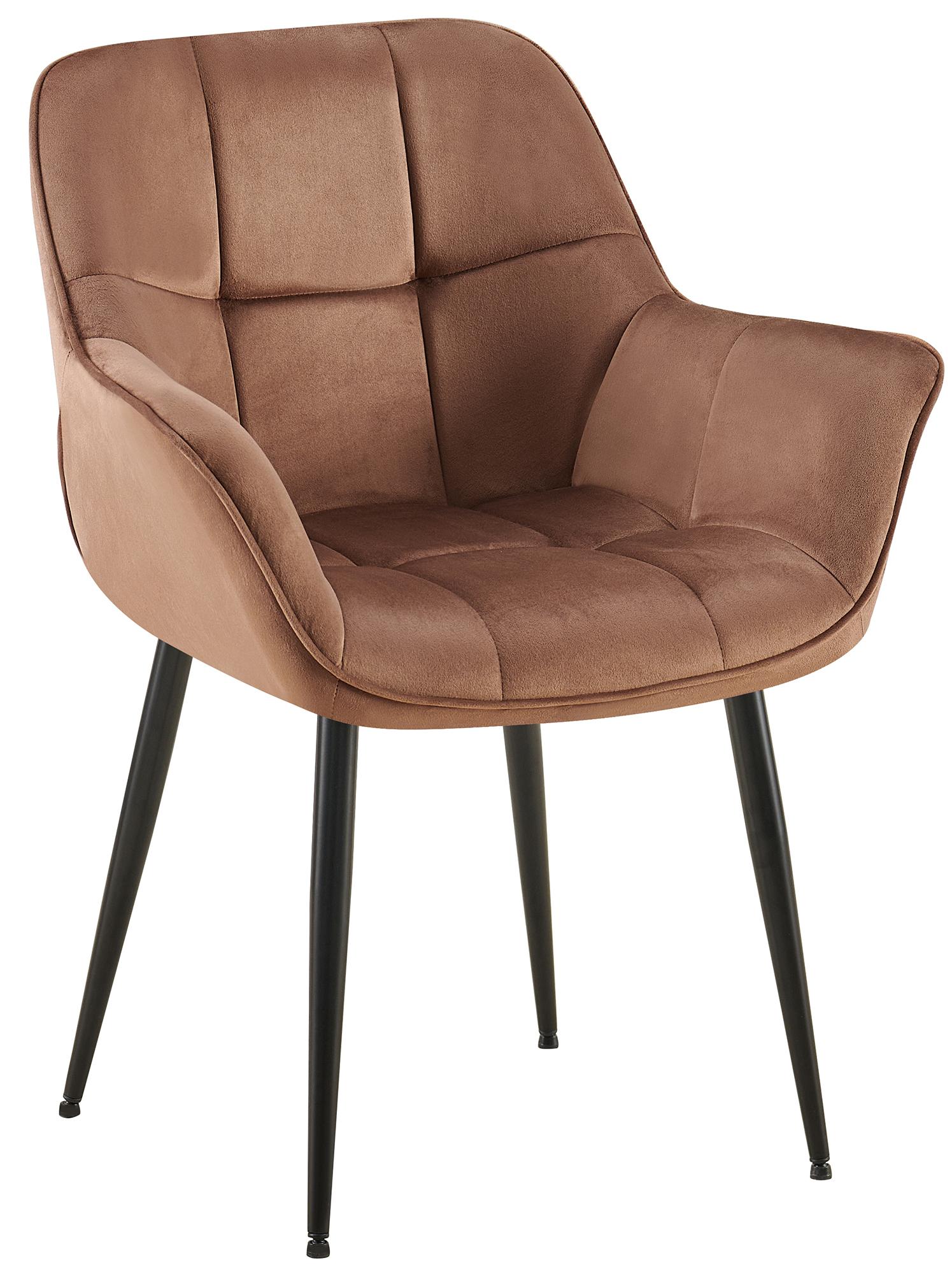 Silla de comedor Roseville en terciopelo