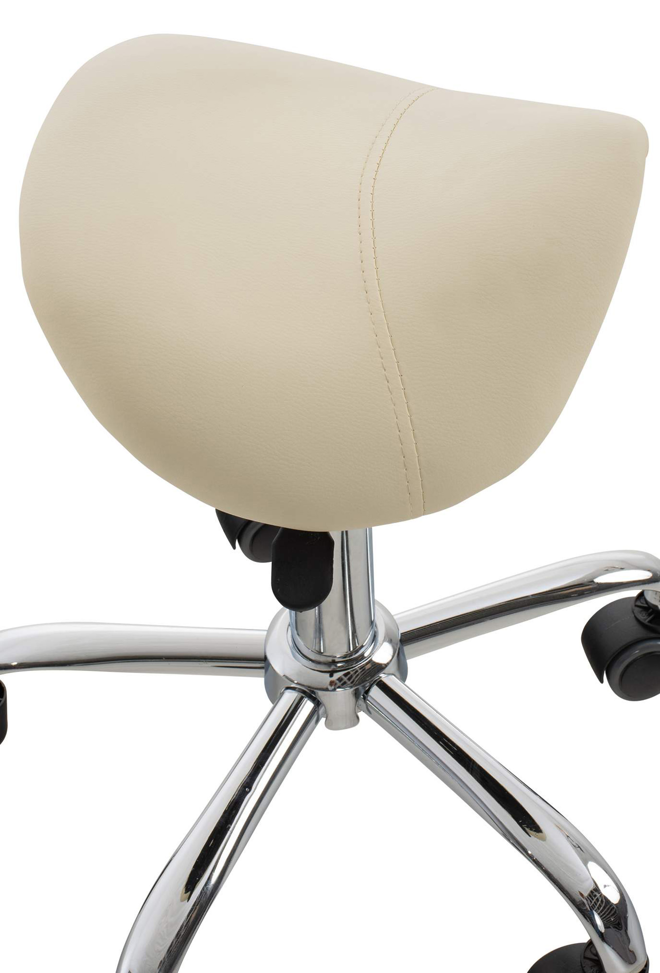 Set de 2 Taburetes de tabajo Reno en polipiel