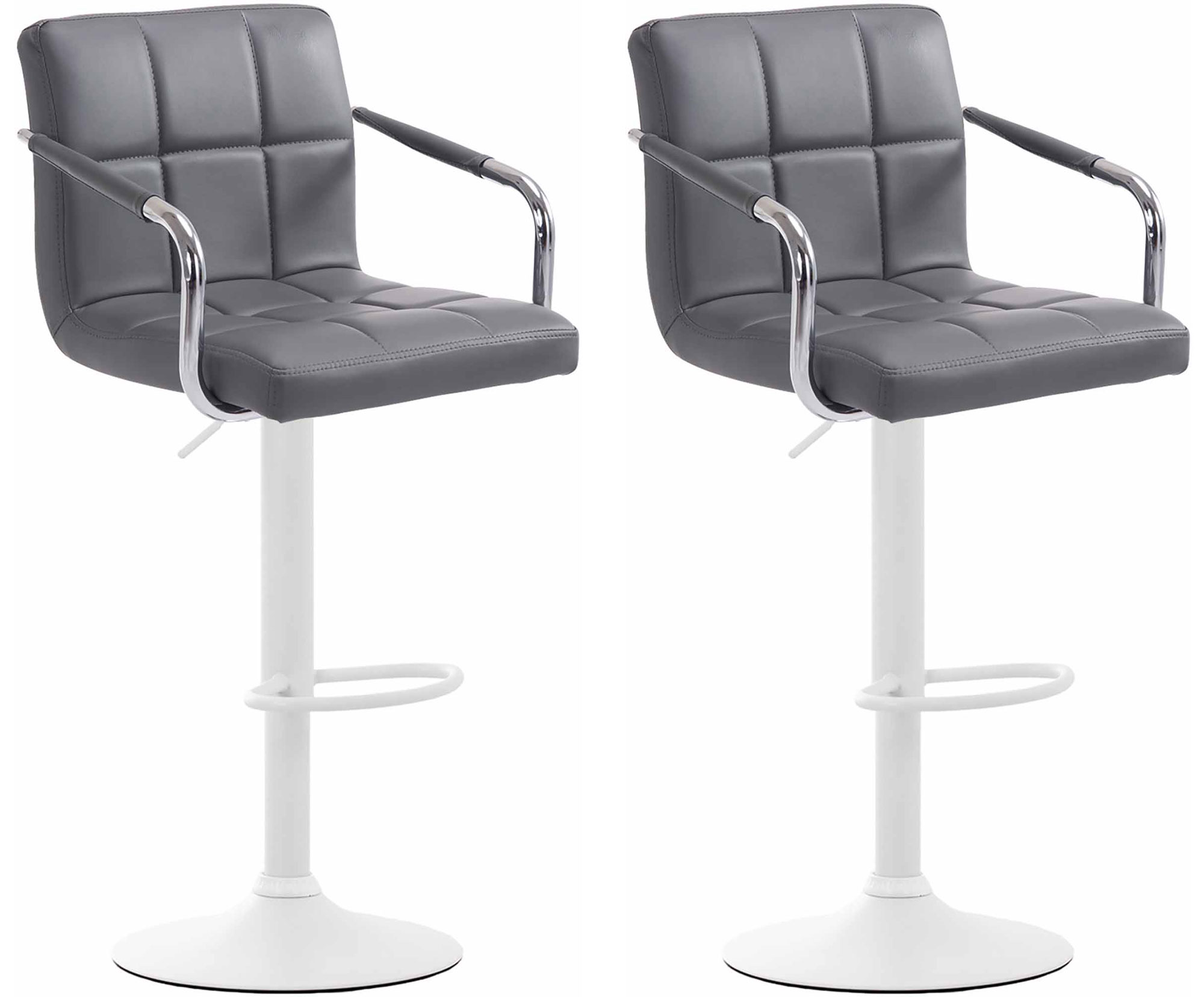Set De 2 Taburetes Lucy V2 En Simil Cuero