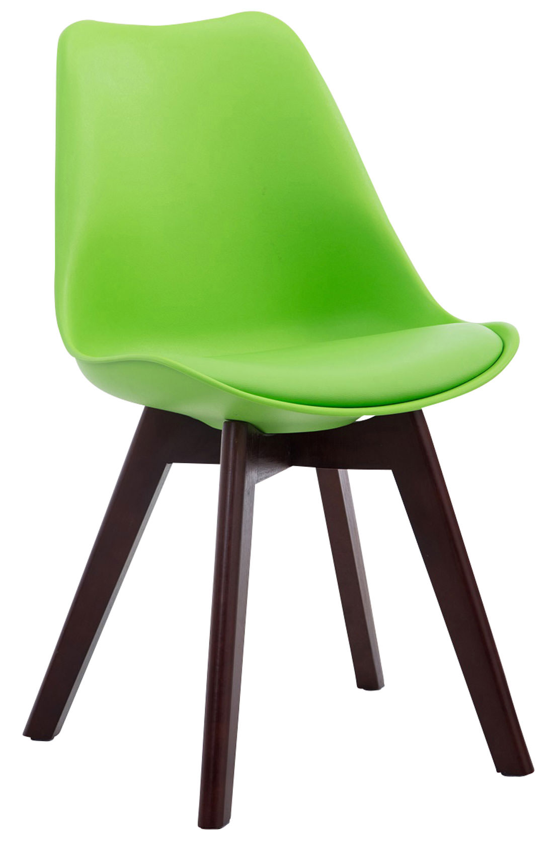 Set de 4 sillas de comedor Borneo en polipiel