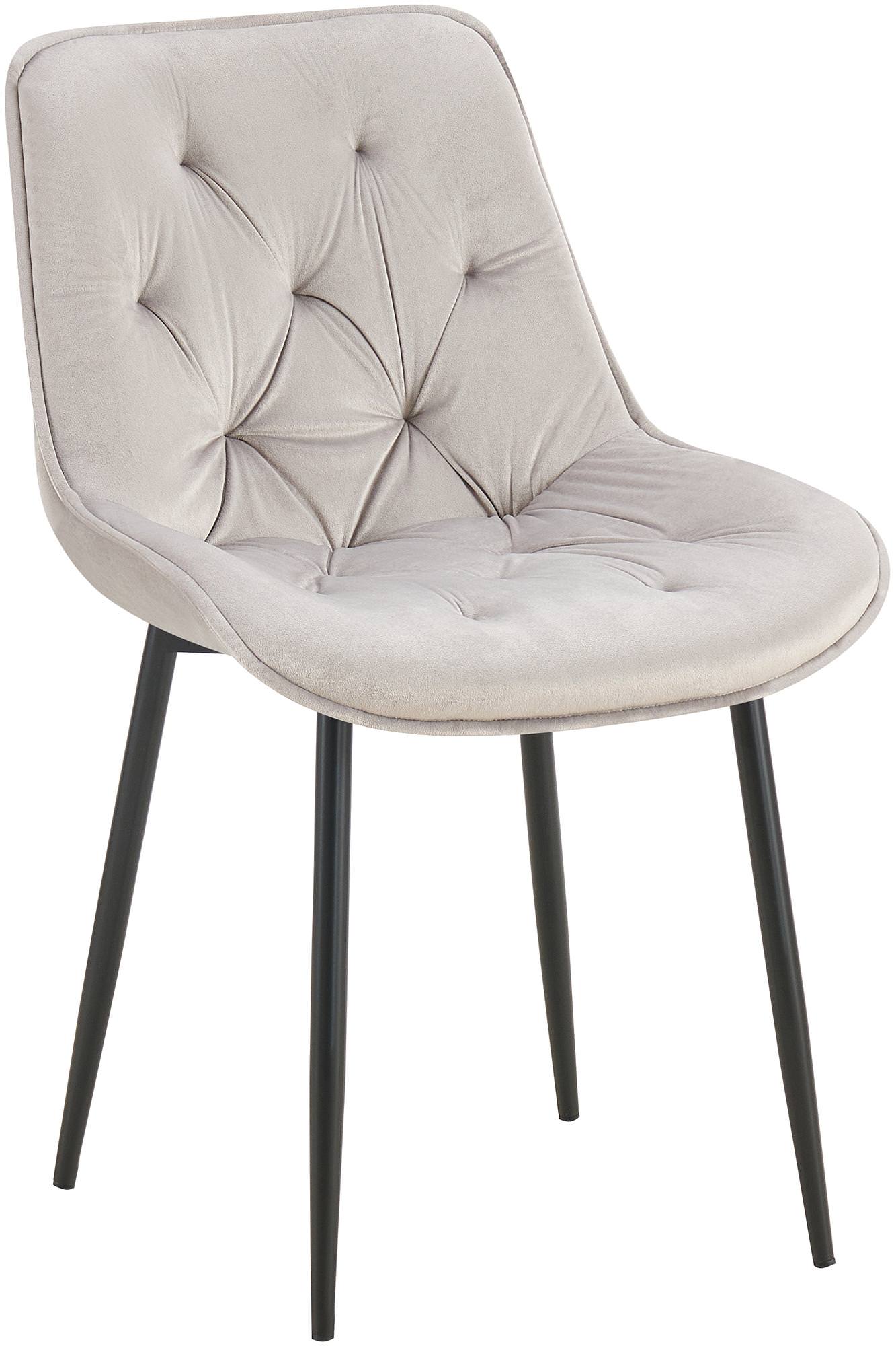 Silla de comedor Wallace de terciopelo