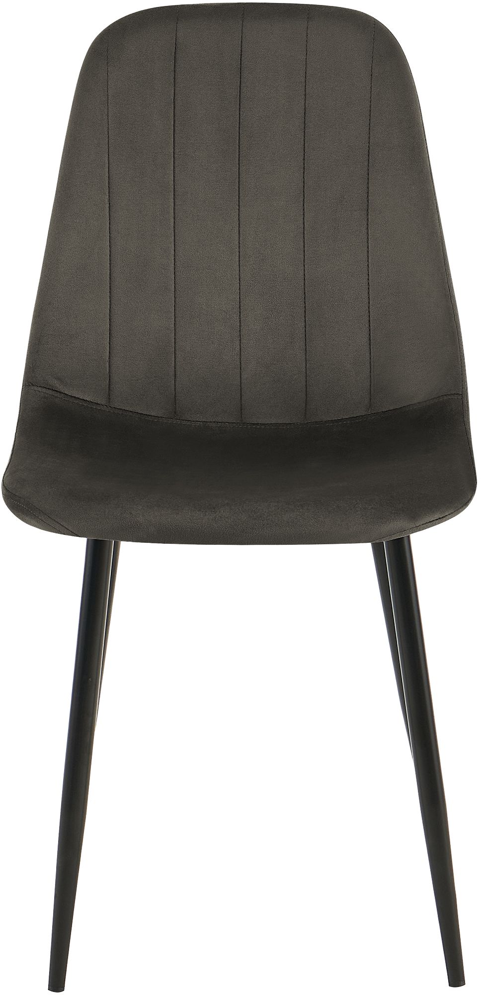 Silla de comedor Baxter de terciopelo