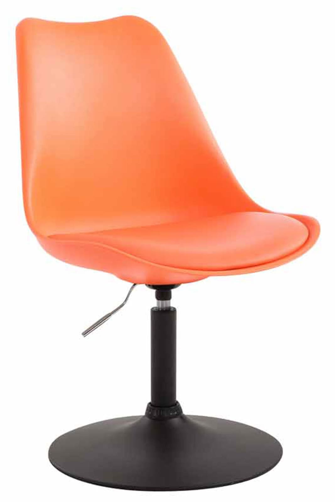 Set de 4 sillas de comedor Maverick con pie de trompeta