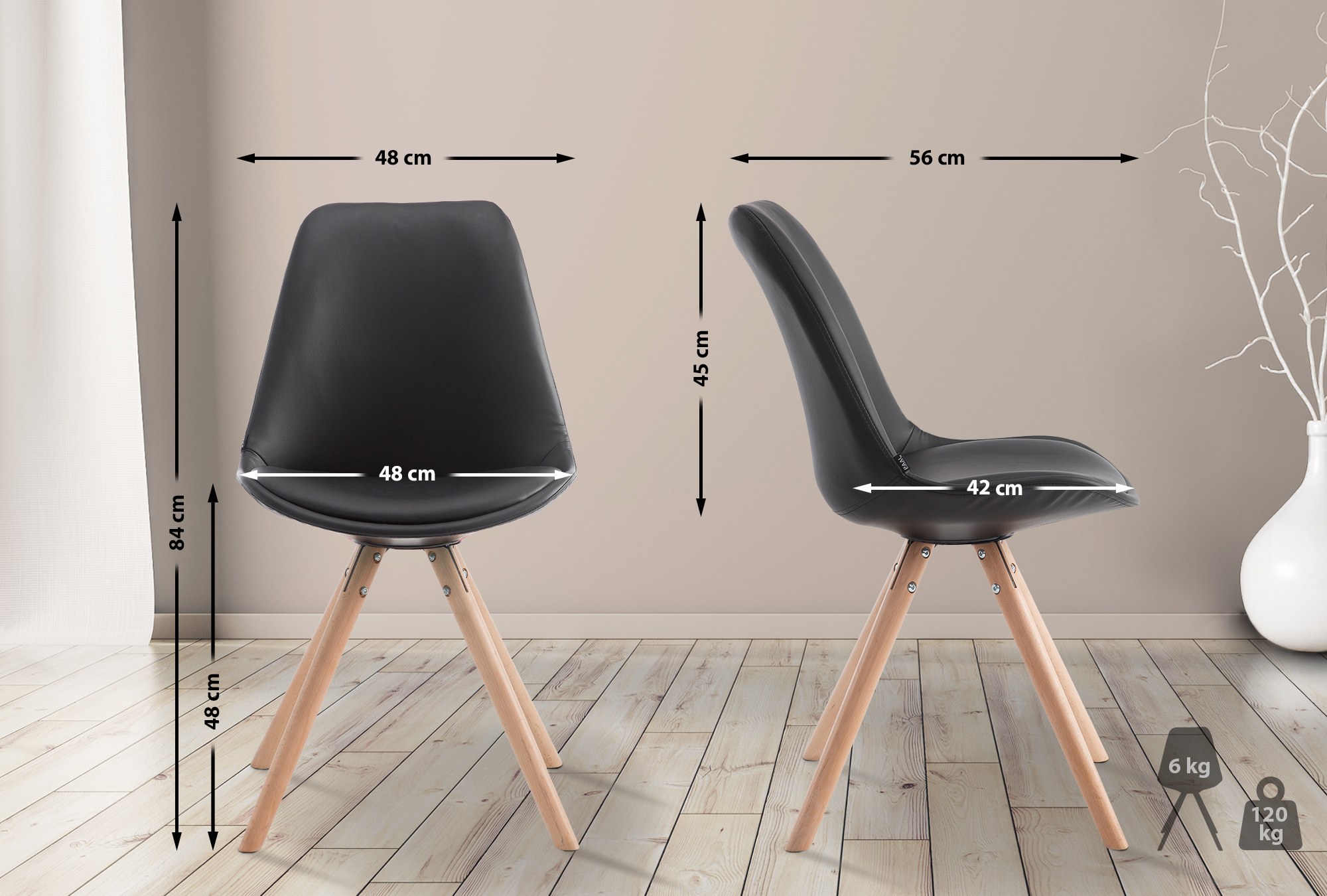 Silla de Comedor Laval Rund