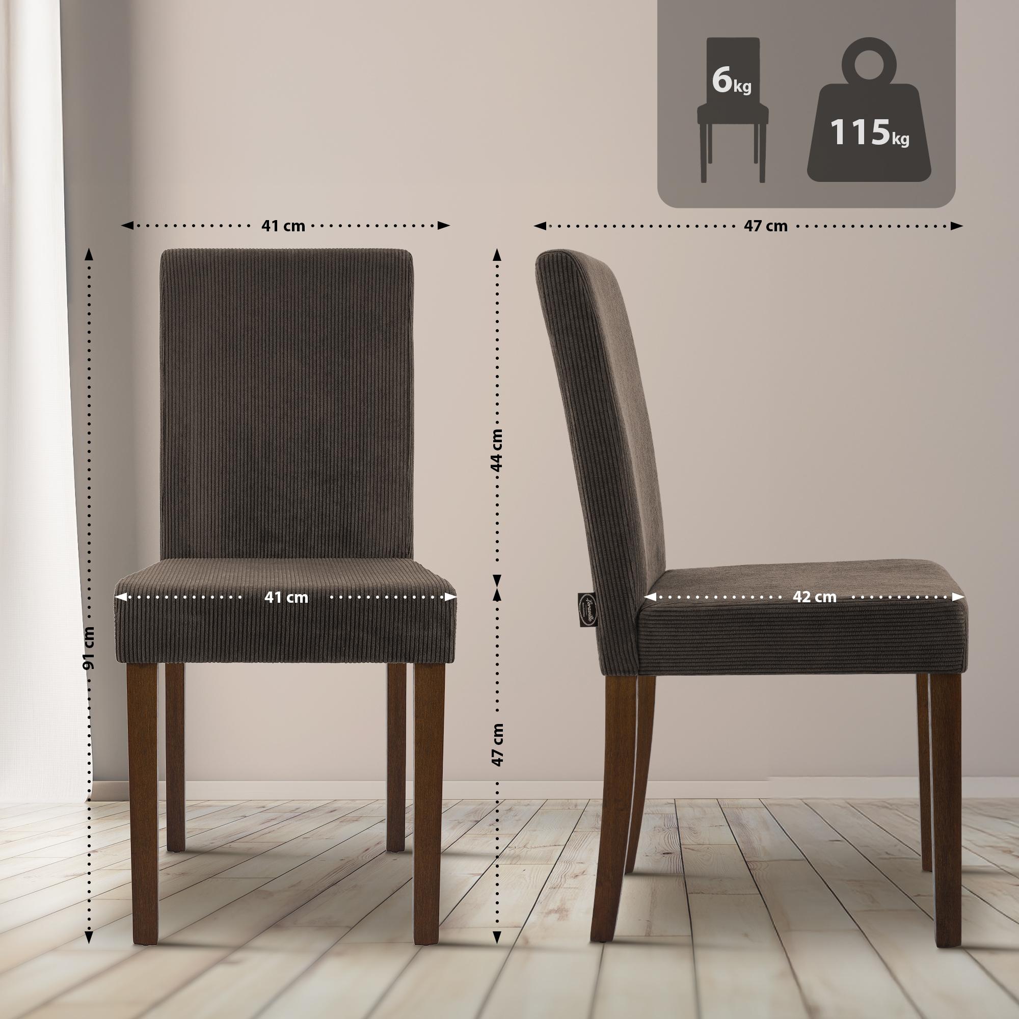 Set de 2 sillas de comedor Ina Pana