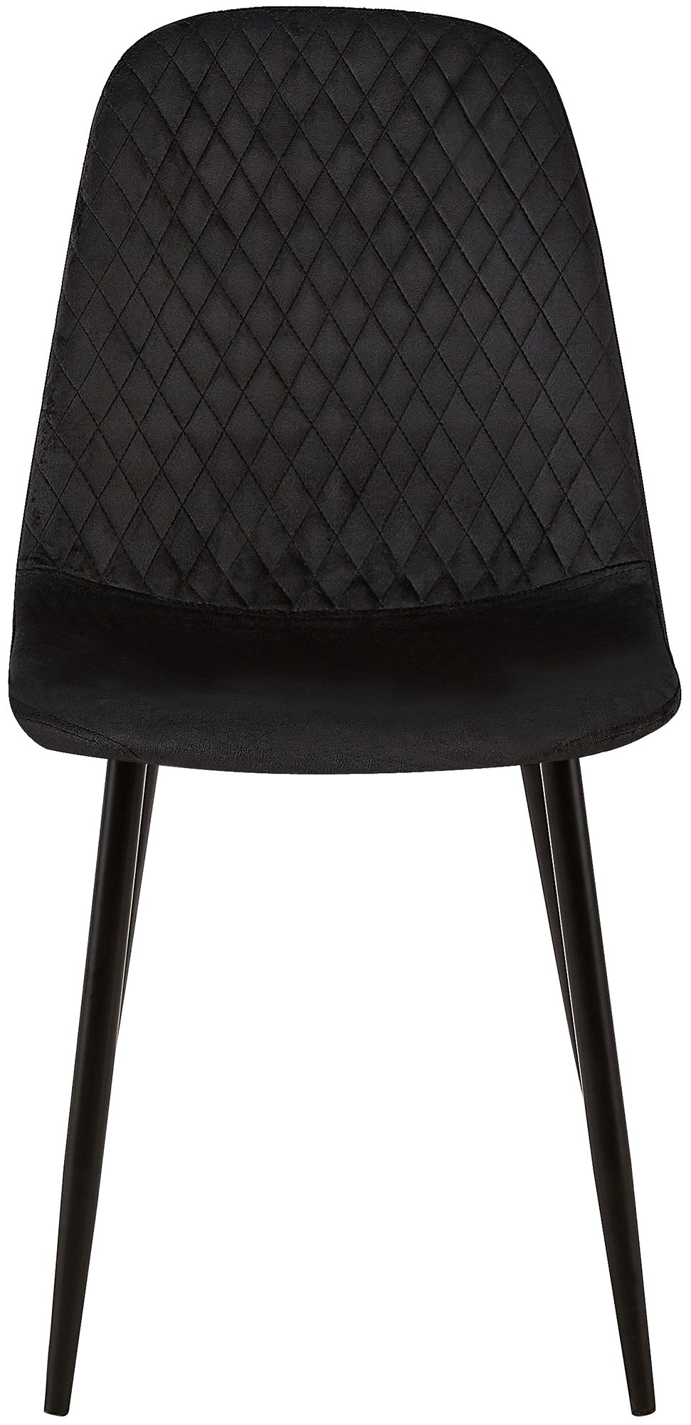 Set de 4 sillas de comedor Giverny en tela o terciopelo