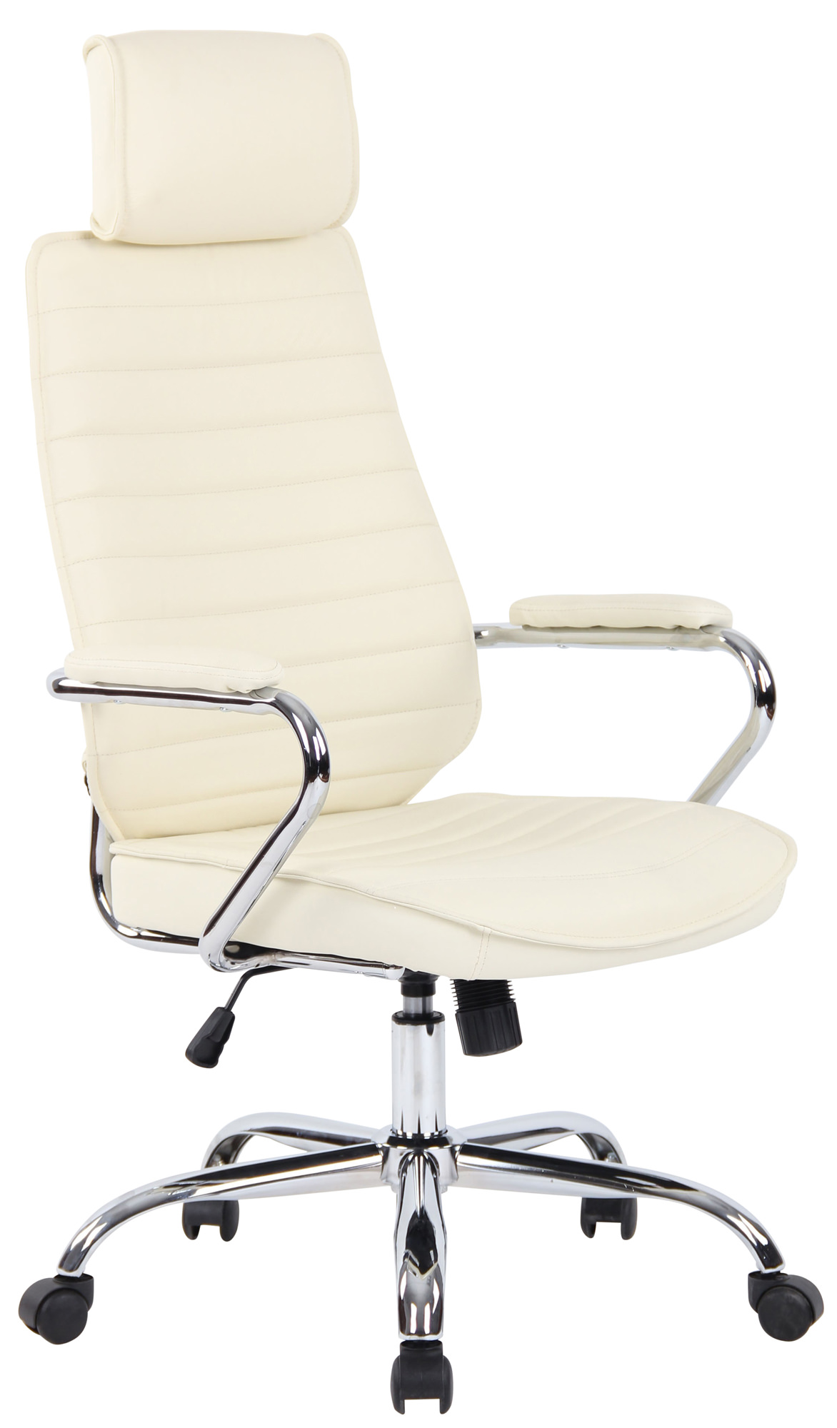 Silla de oficina Rako de cuero auténtico