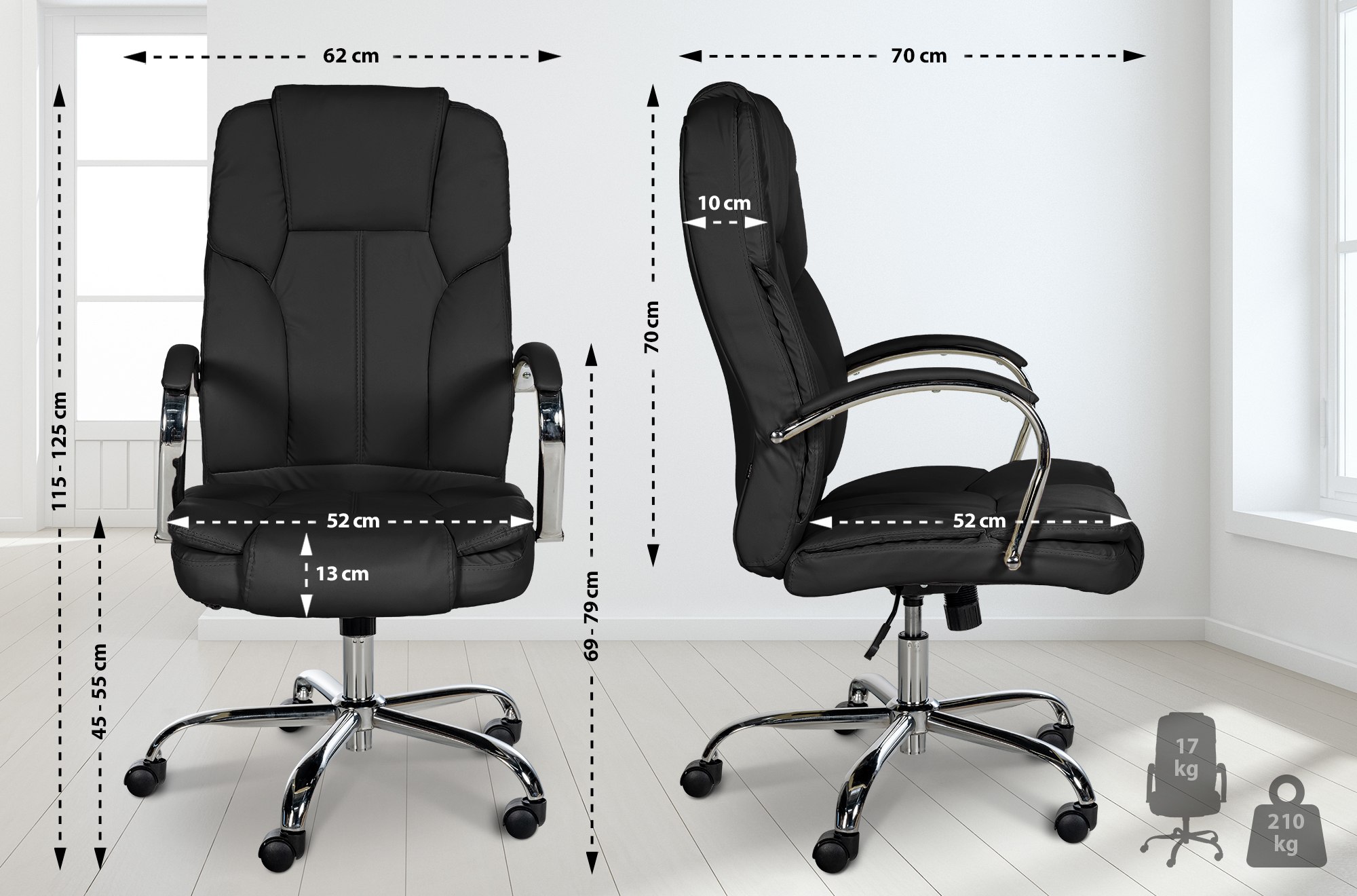 Silla De Oficina XXL Xanthos