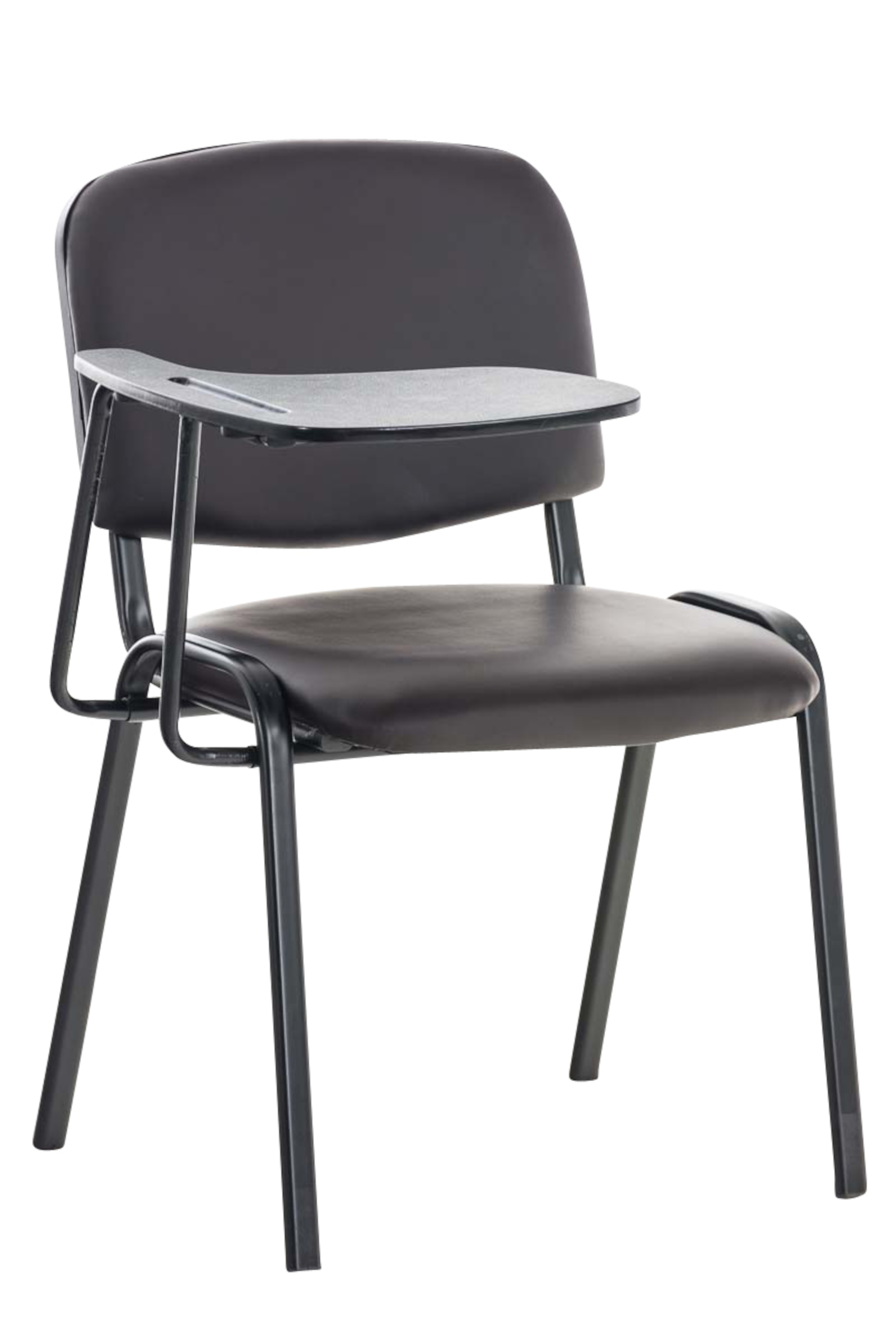 Set de 4 sillas confidente Ken con mesa extensible para escritura