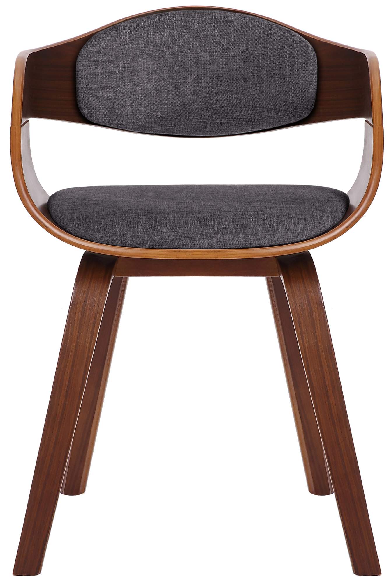 Set de 2 sillas de comedor Kingston de tela y madera