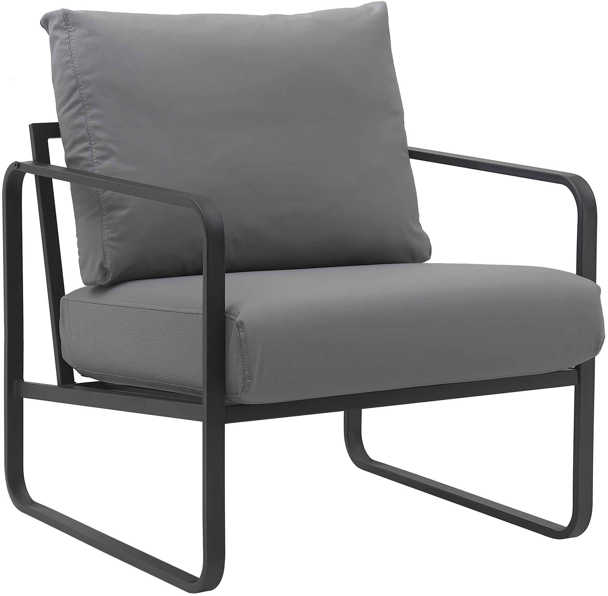 Sillón Manea en polipiel o tela
