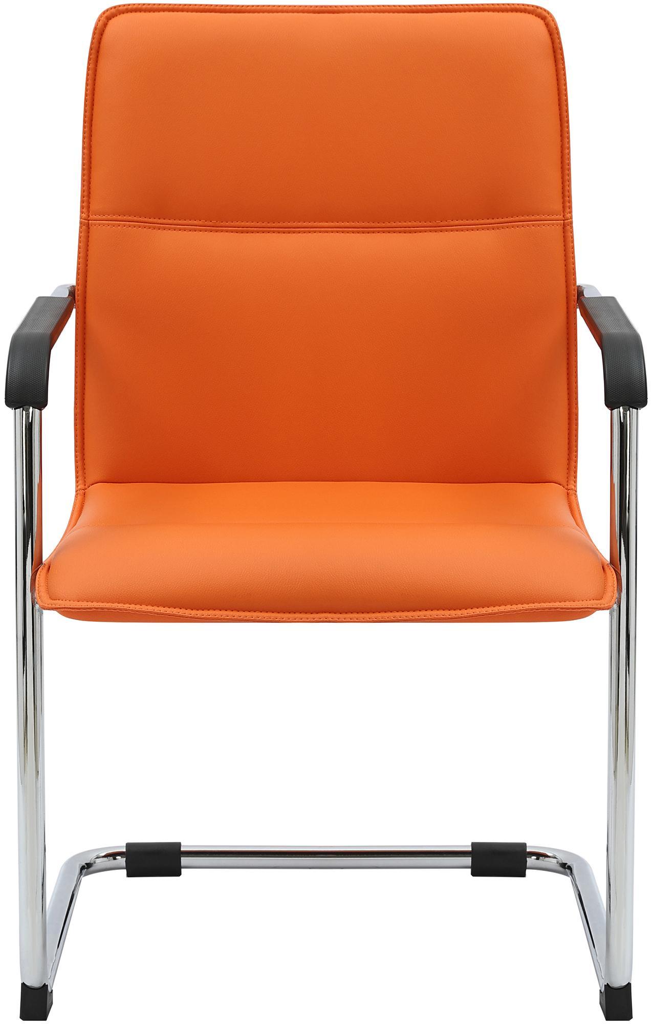 Silla voladiza Seattle de piel sintetica
