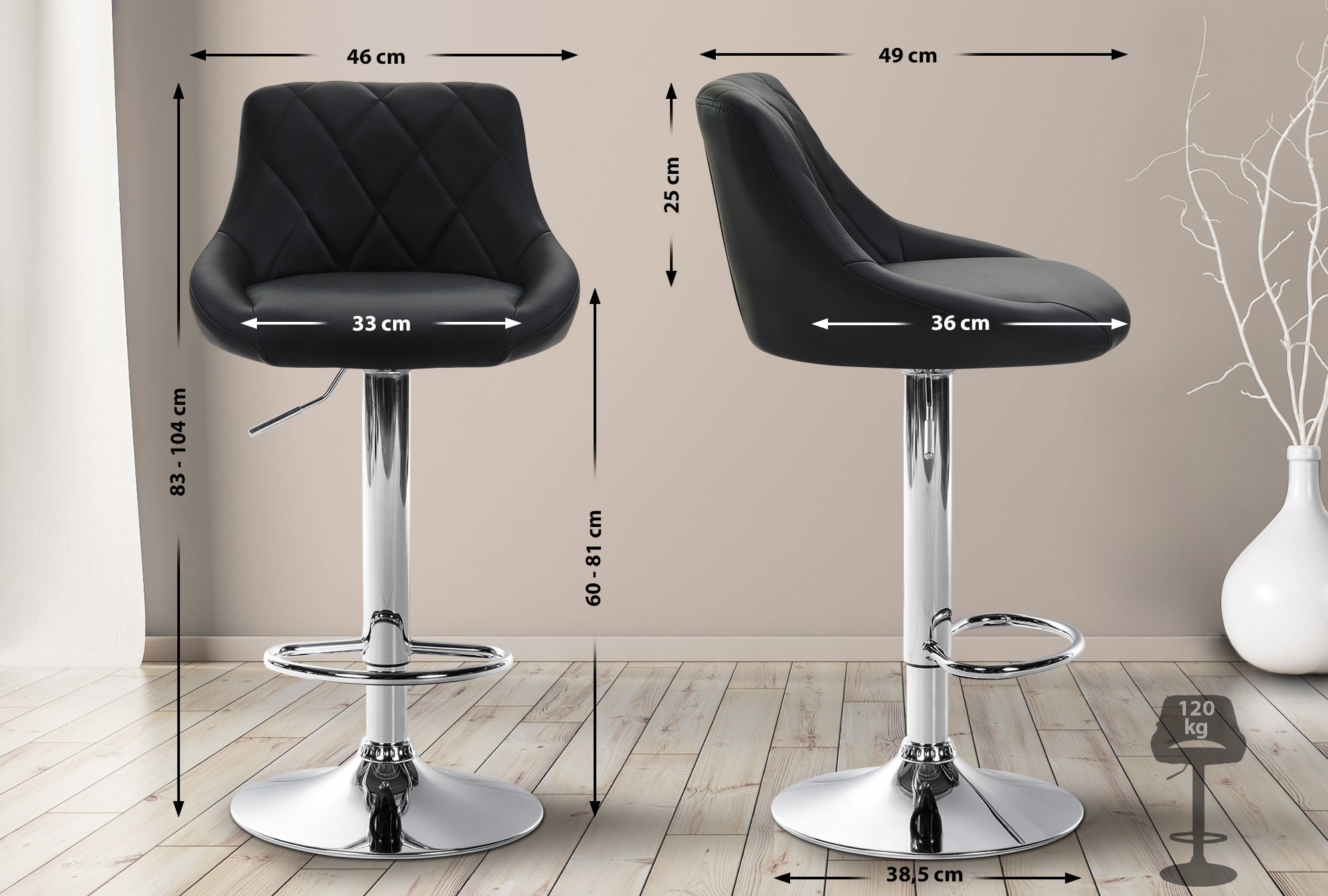 Taburete De Bar Lazio
