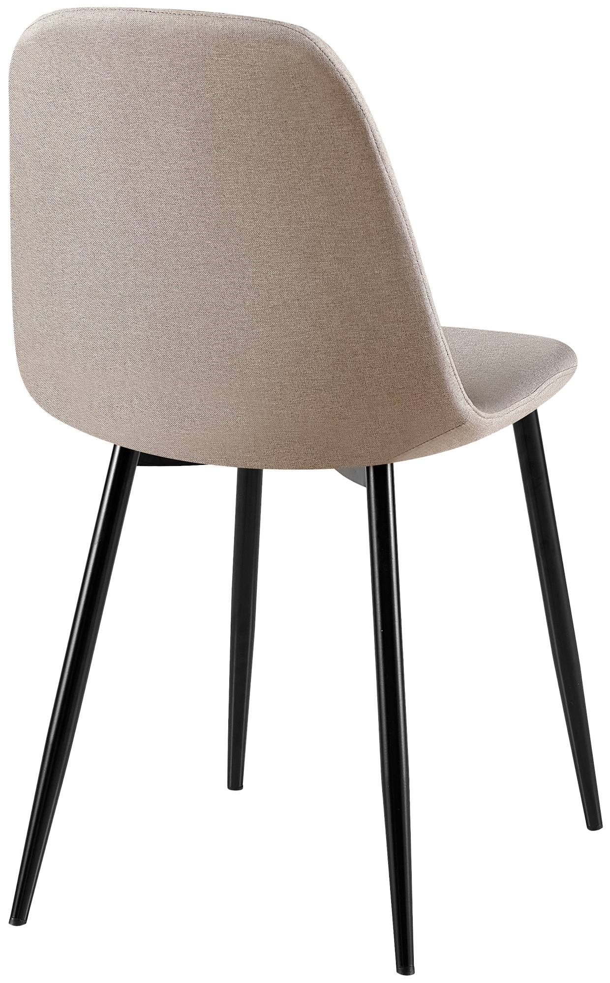 Set de 4 sillas de comedor Giverny en tela o terciopelo