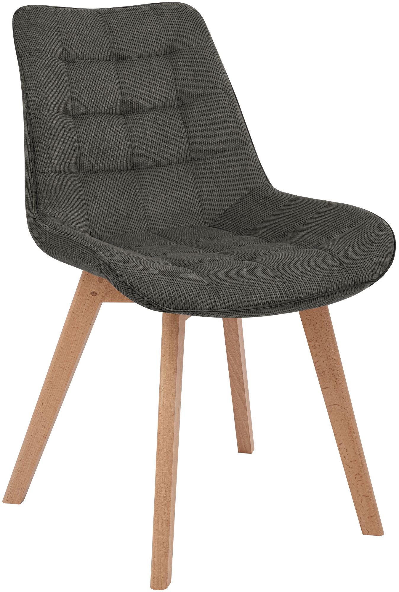 Silla de comedor Brook de pana