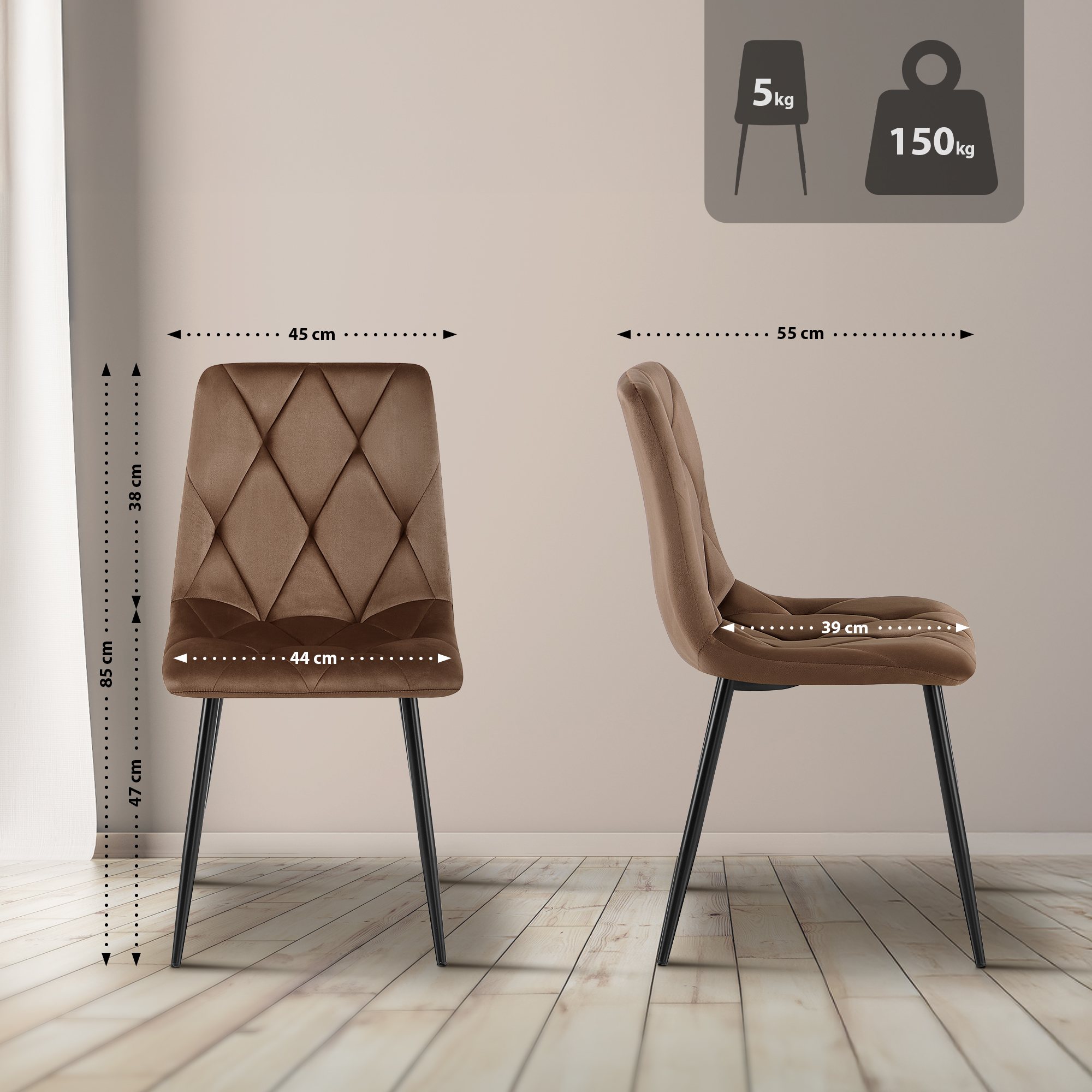 Silla de comedor Clairton