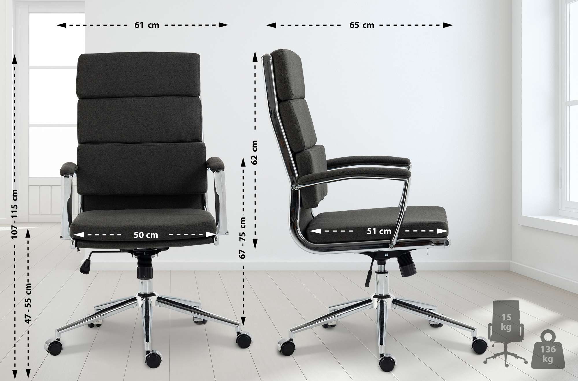 Silla de oficina Cleveland