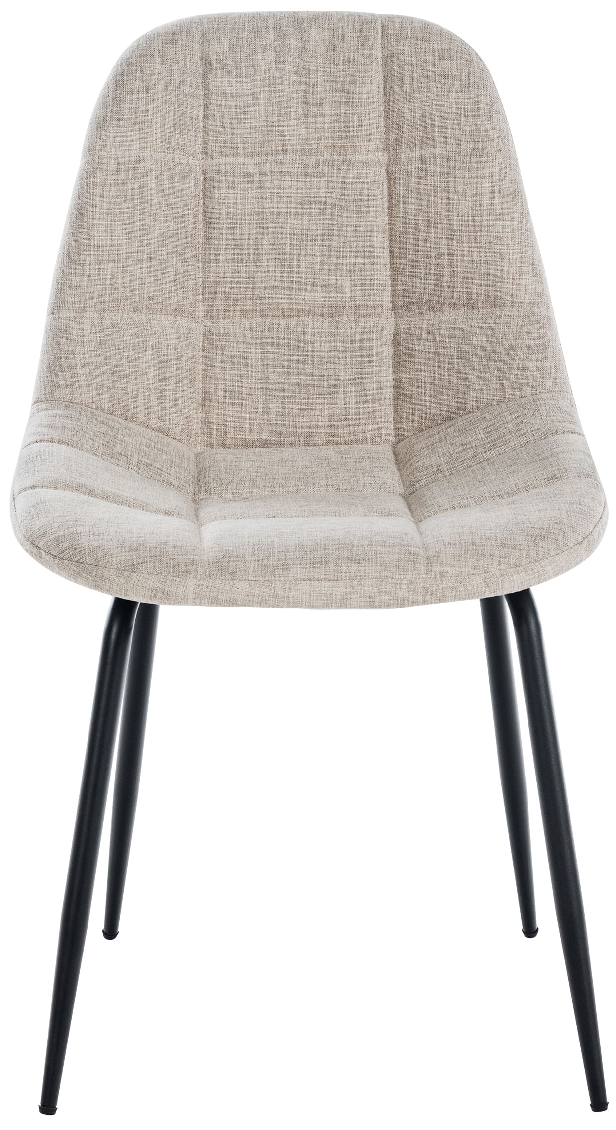 Set de 2 Sillas de comedor Tom en tela o polipiel