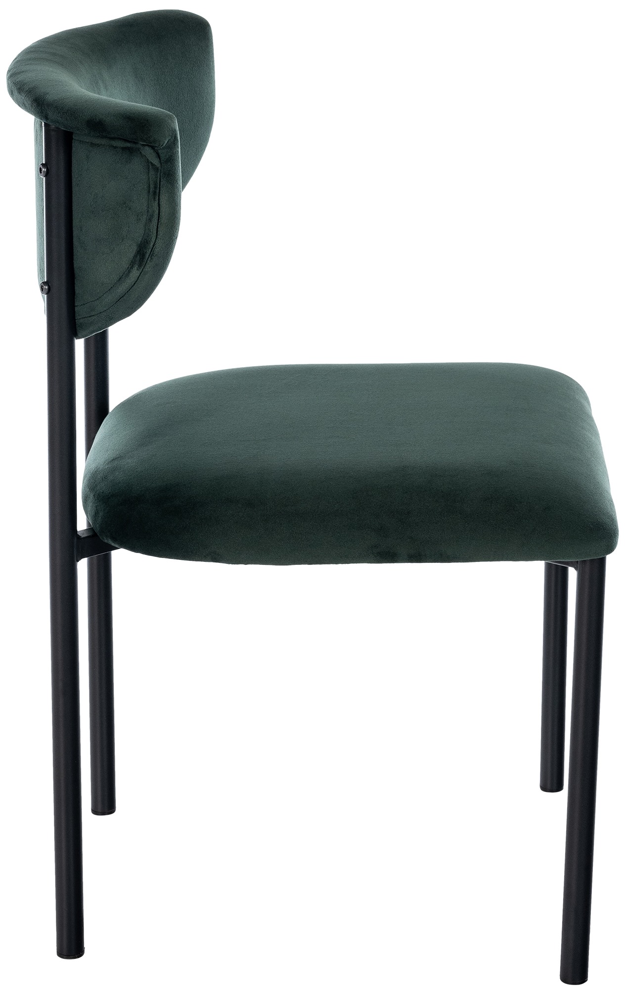 Juego de 2 sillas de comedor Gambell terciopelo