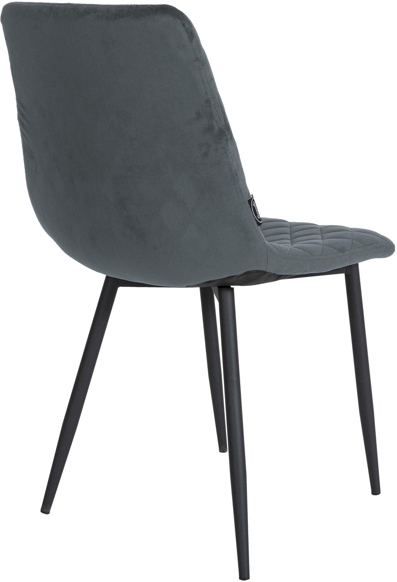 Set de 4 Sillas de comedor Telde en terciopelo