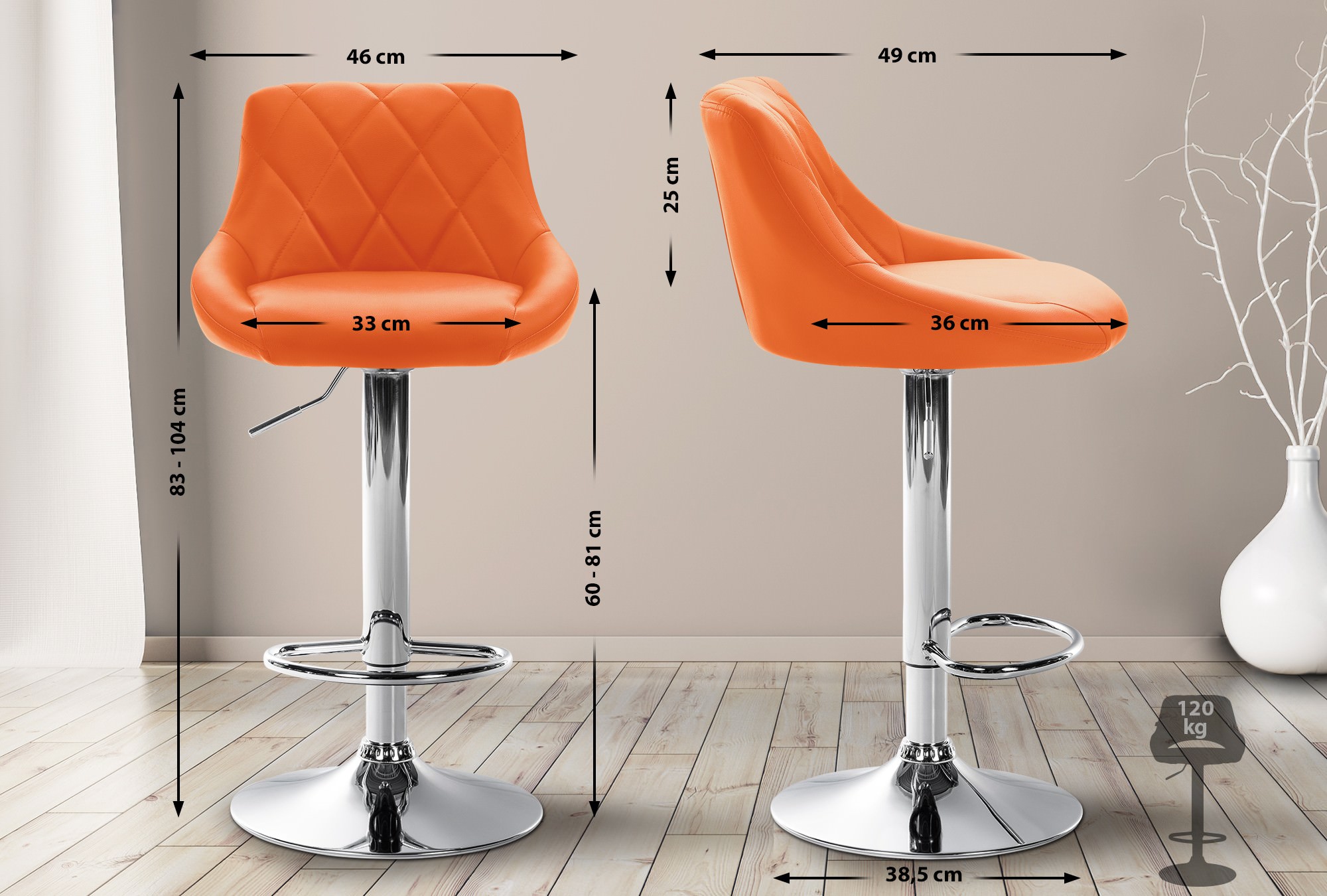 Taburete De Bar Lazio