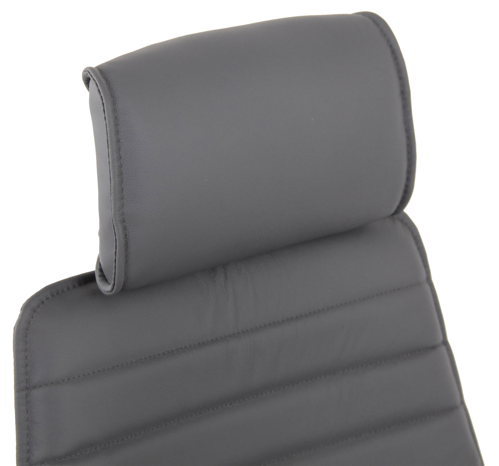 Silla de oficina Rako de cuero auténtico