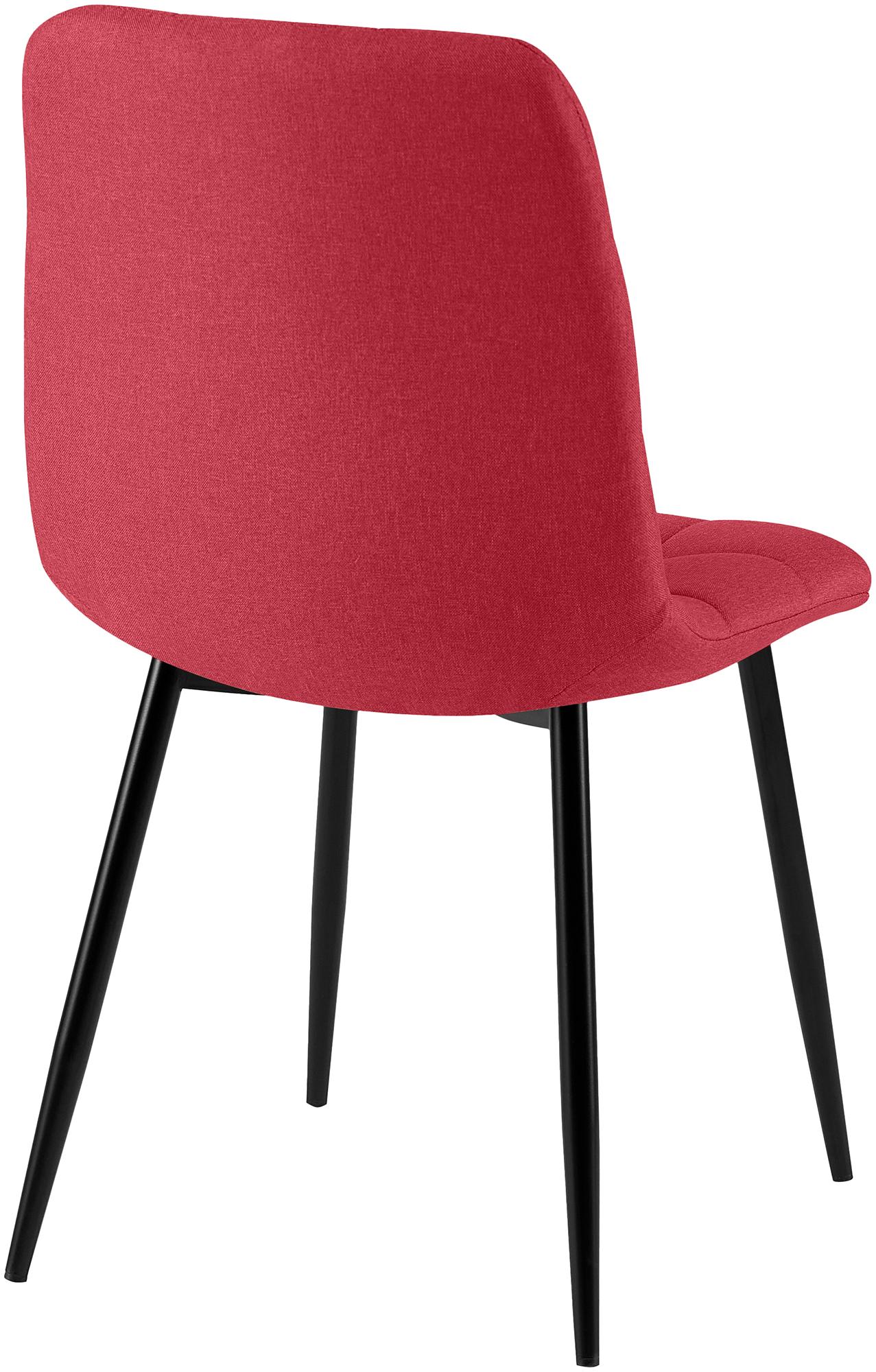 Juego de 4 sillas de comedor Antibes tapizadas en tela
