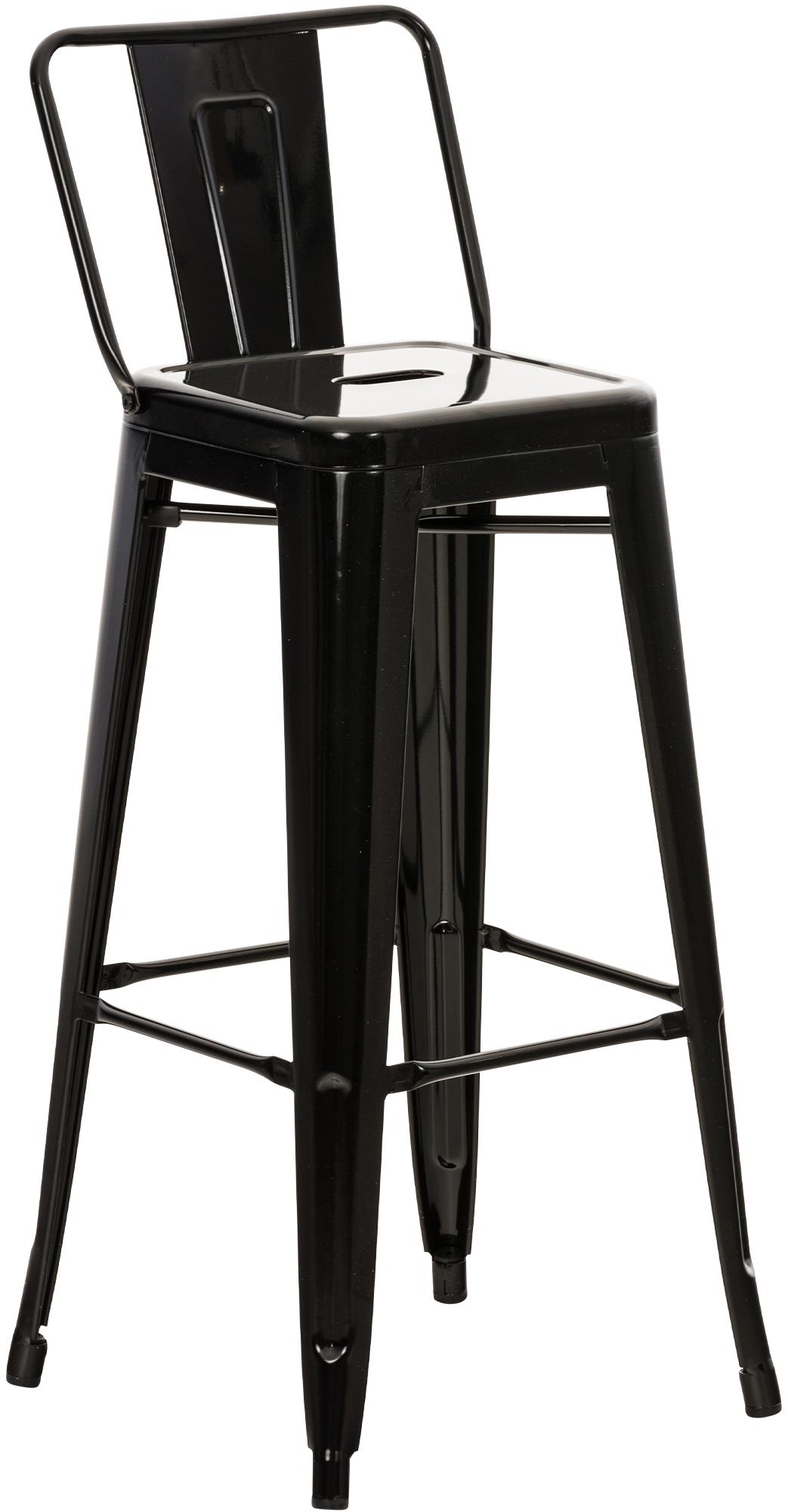 Taburete de bar de metal Mason