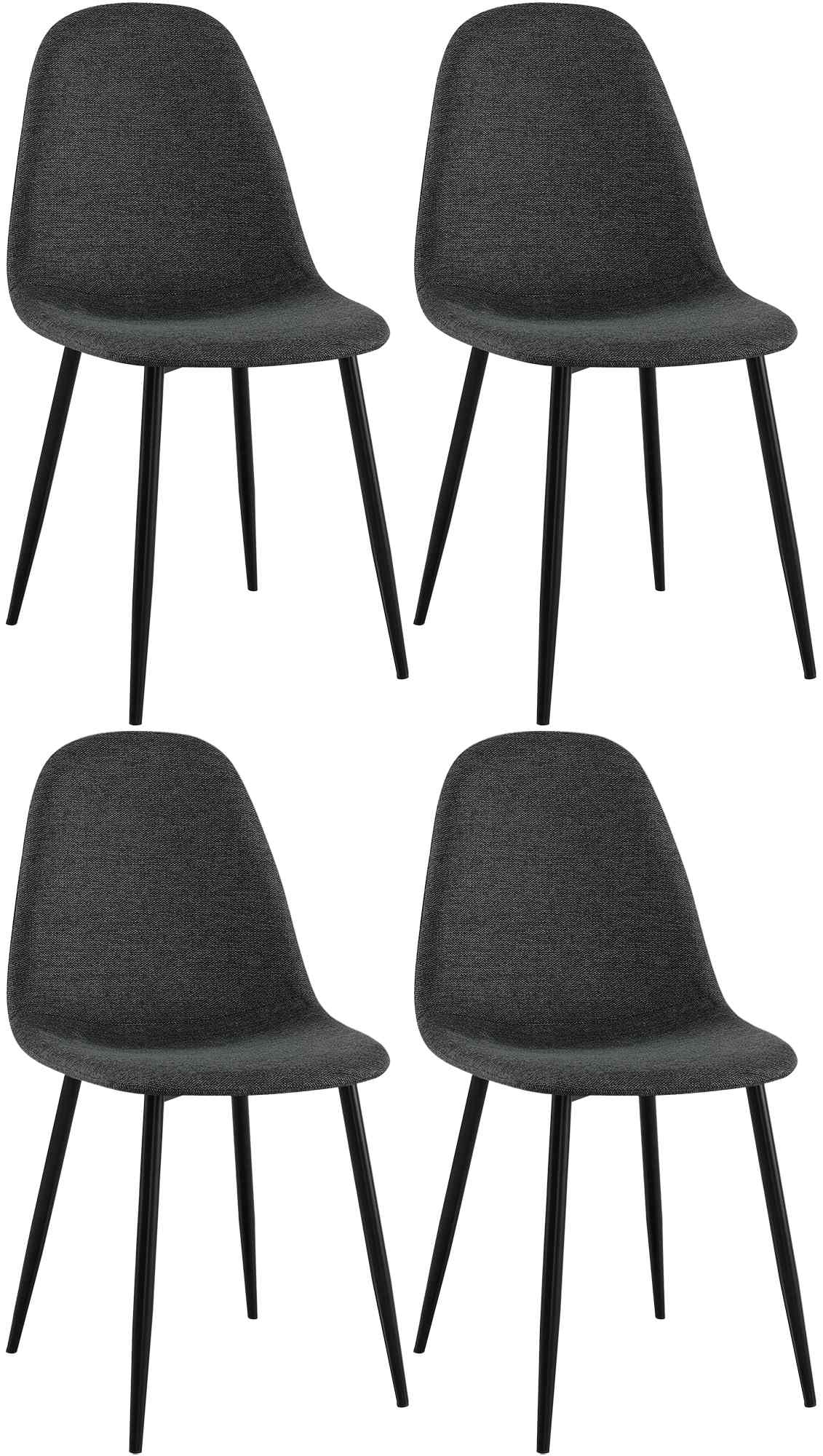 Conjunto de 4 sillas de comedor Napier
