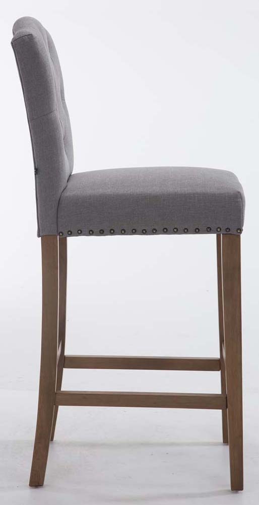 Set 2x Taburetes de Bar Louise en Tela