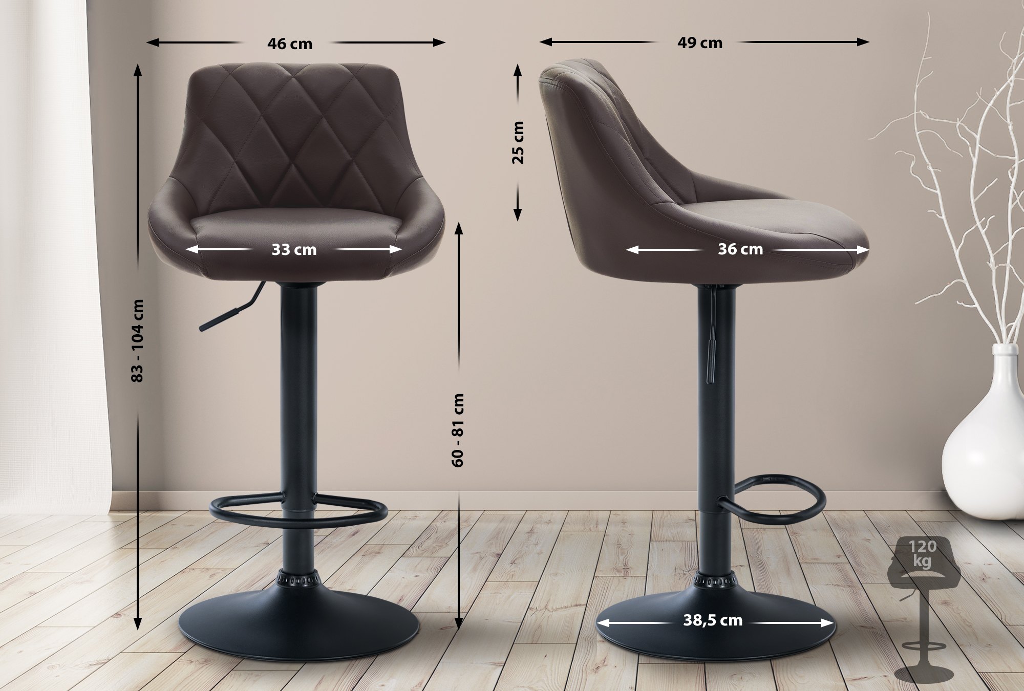 Taburete De Bar Lazio