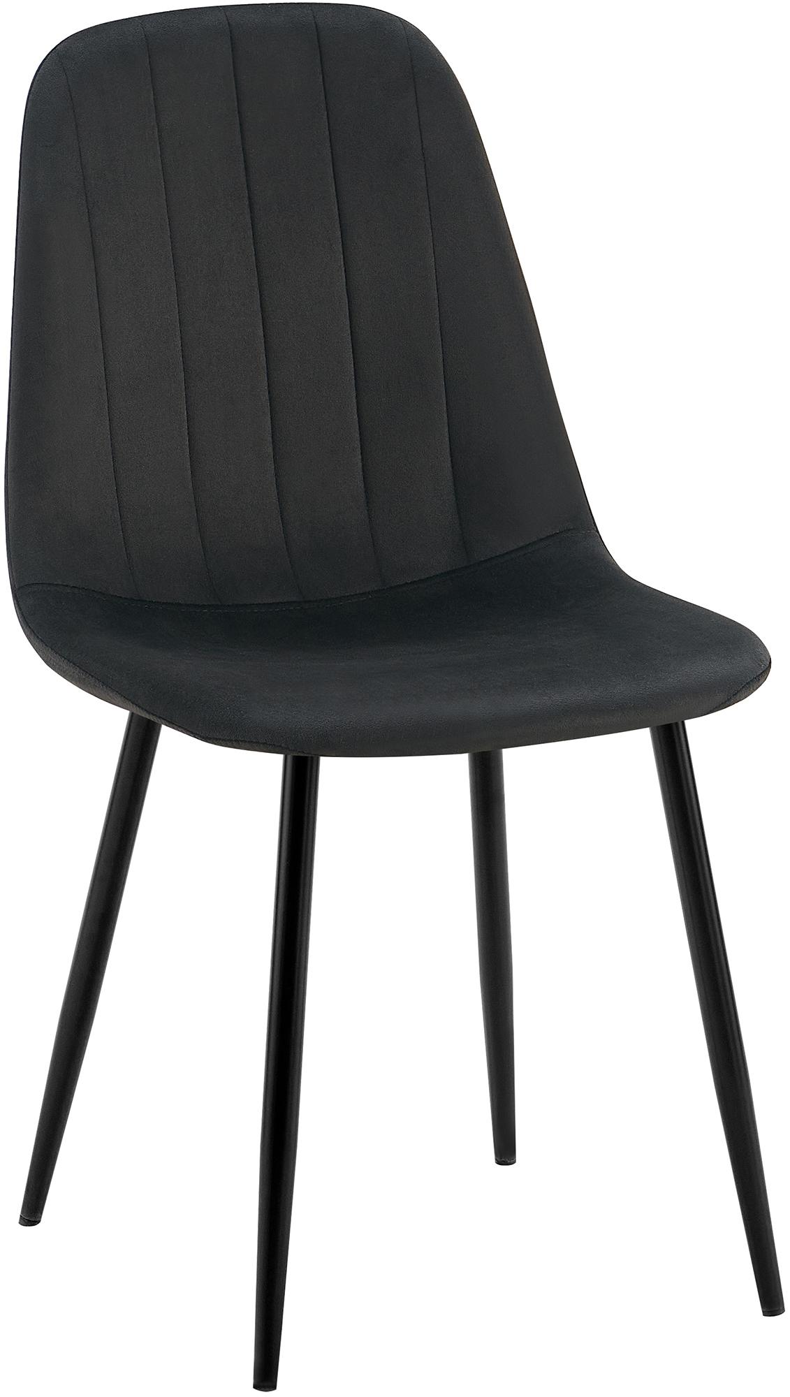 Silla de comedor Baxter en terciopelo