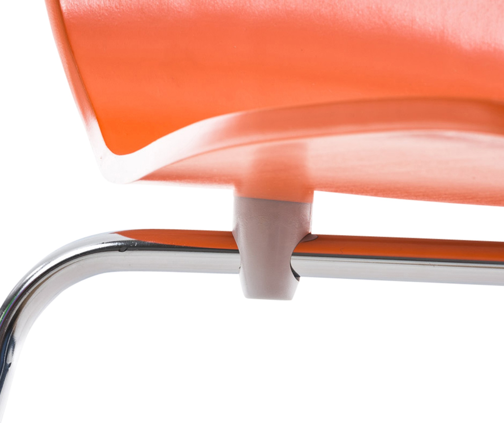 Silla Apilable Aaron Naranja