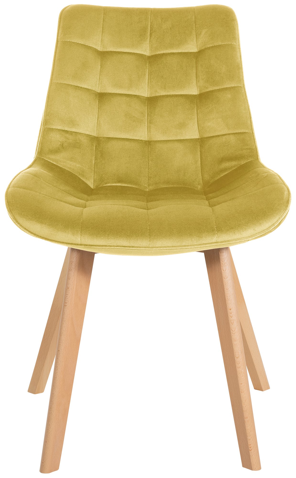Set de 2 Sillas de comedor Brook en terciopelo