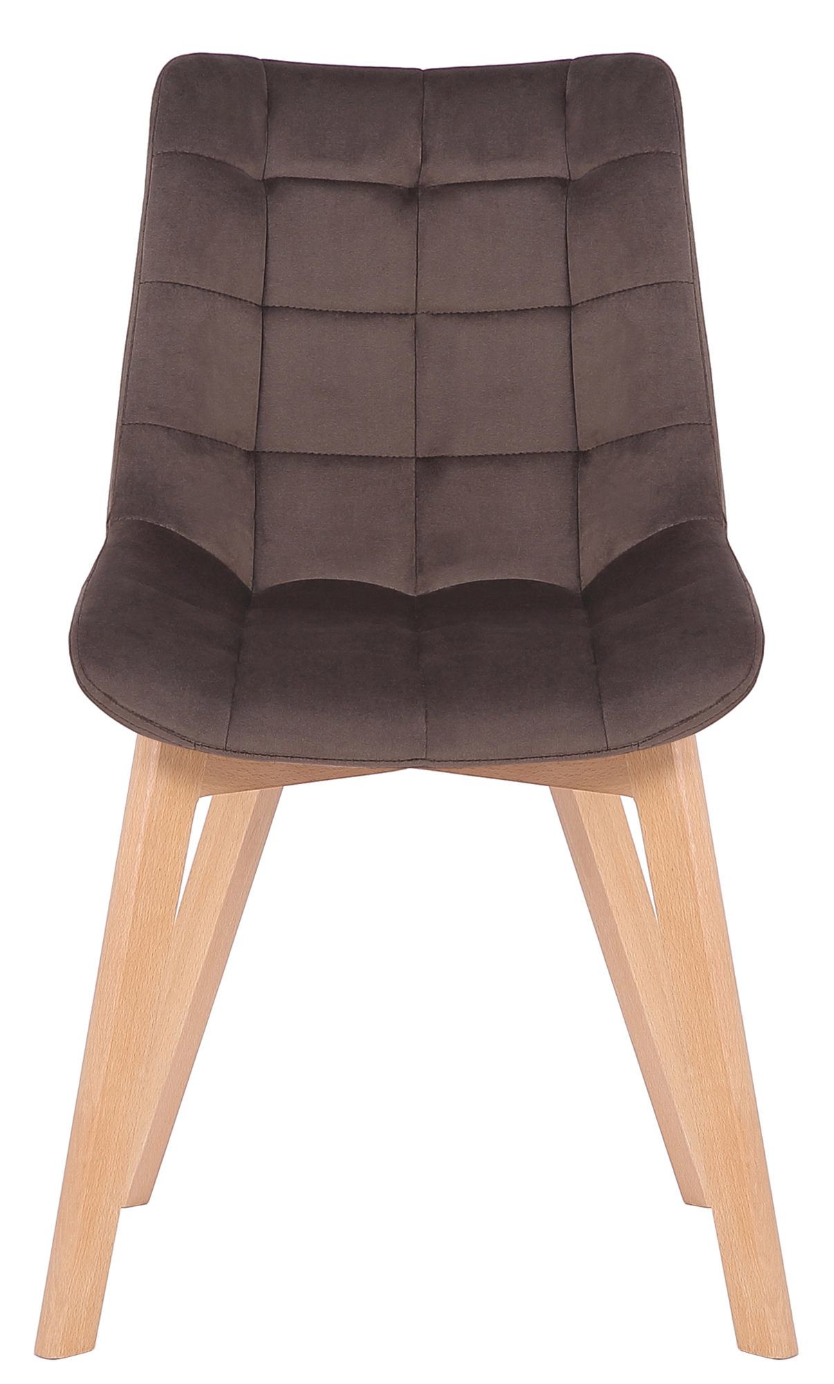 Silla de comedor Passaic en terciopelo
