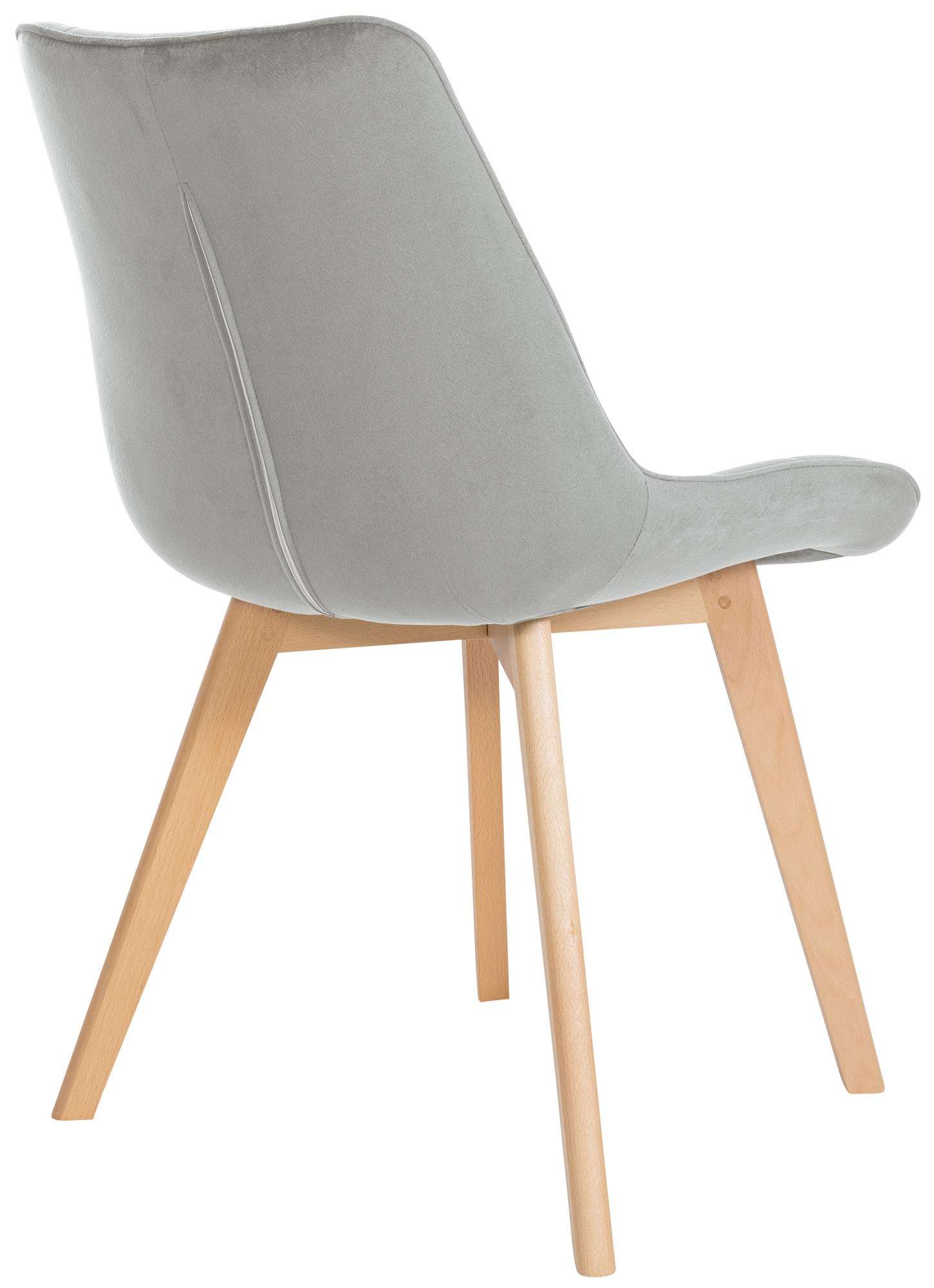 Set de 2 Sillas de comedor Brook en terciopelo