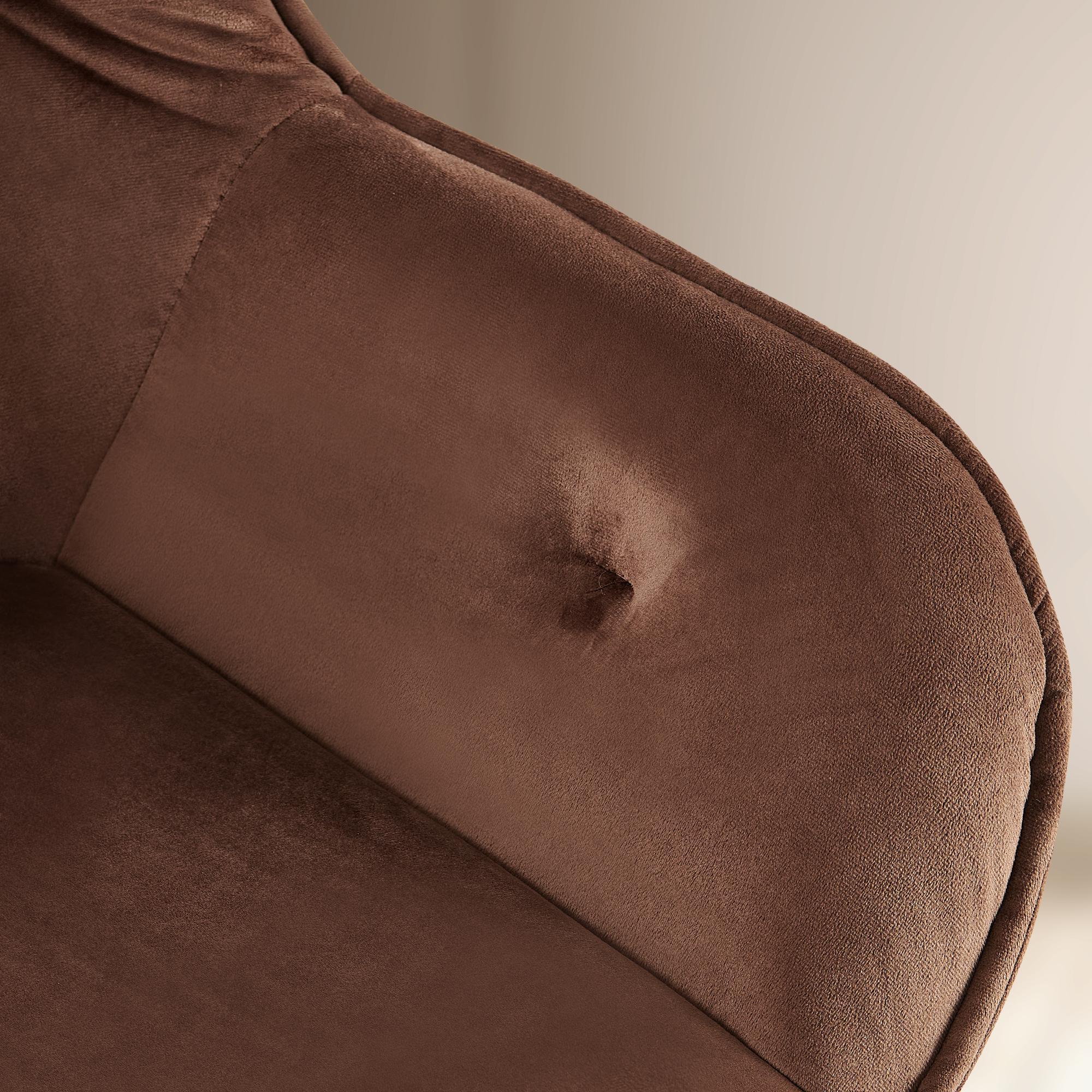 Silla de comedor Cassis con funda de terciopelo