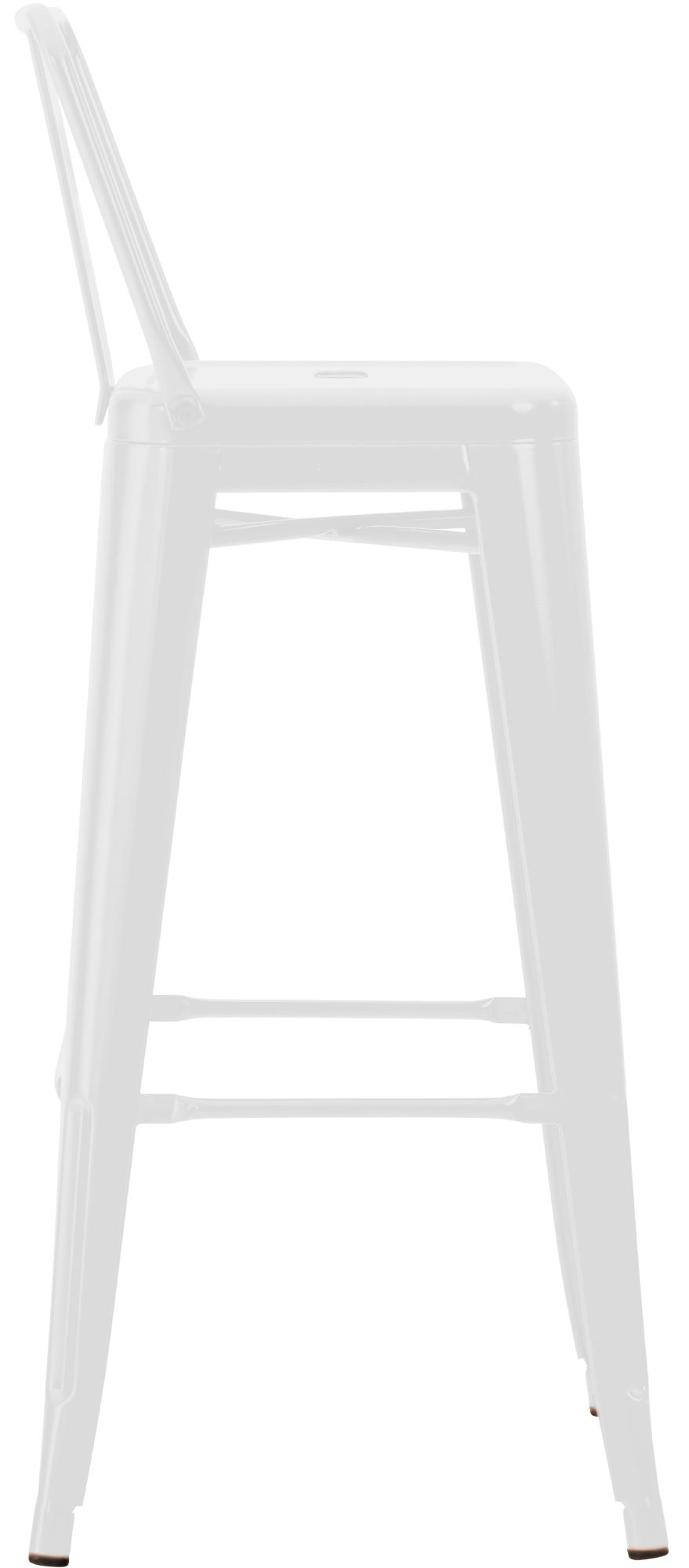 Taburete de bar de metal Mason