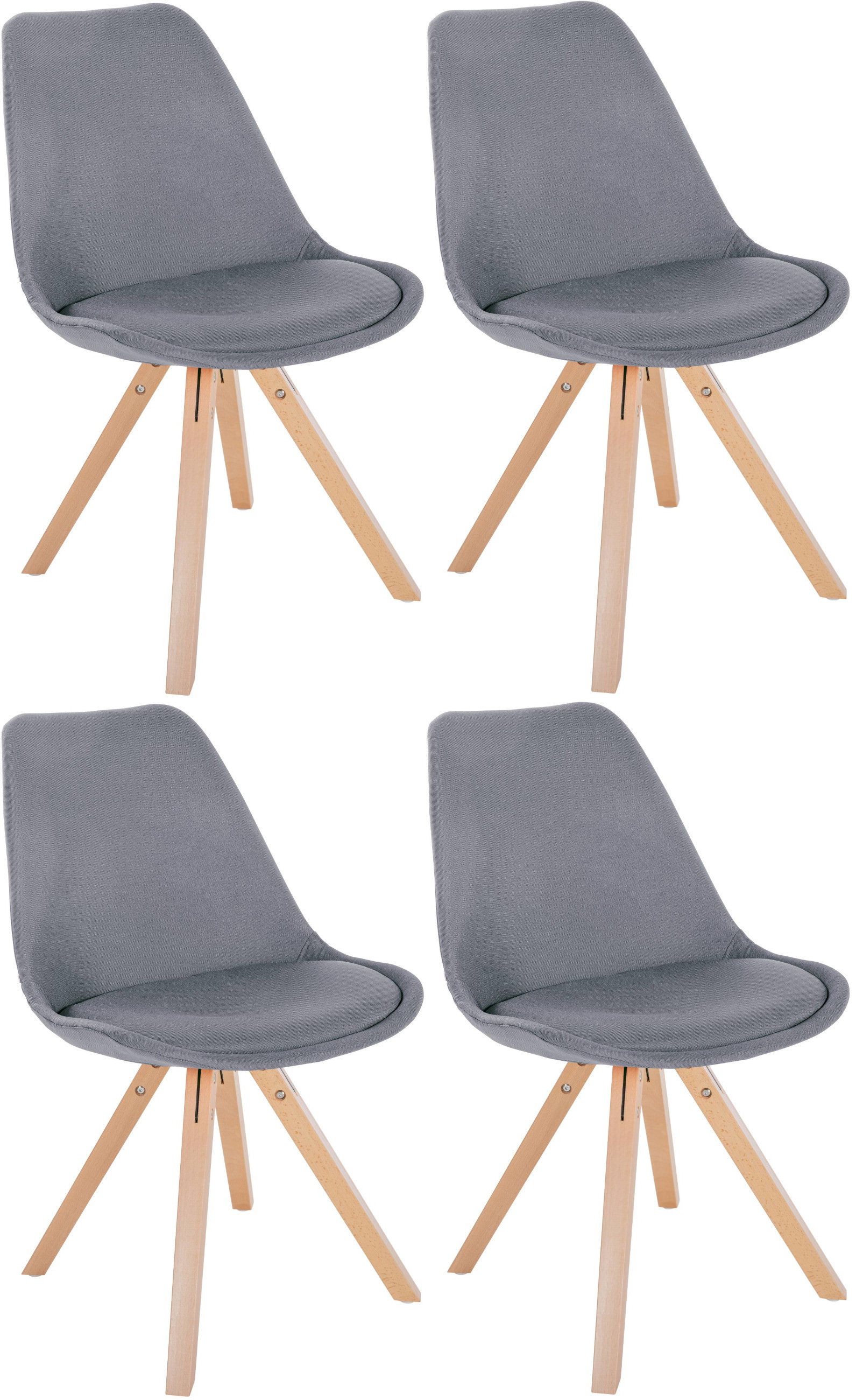 Set de 4 Butacas de salón Sofia en tela