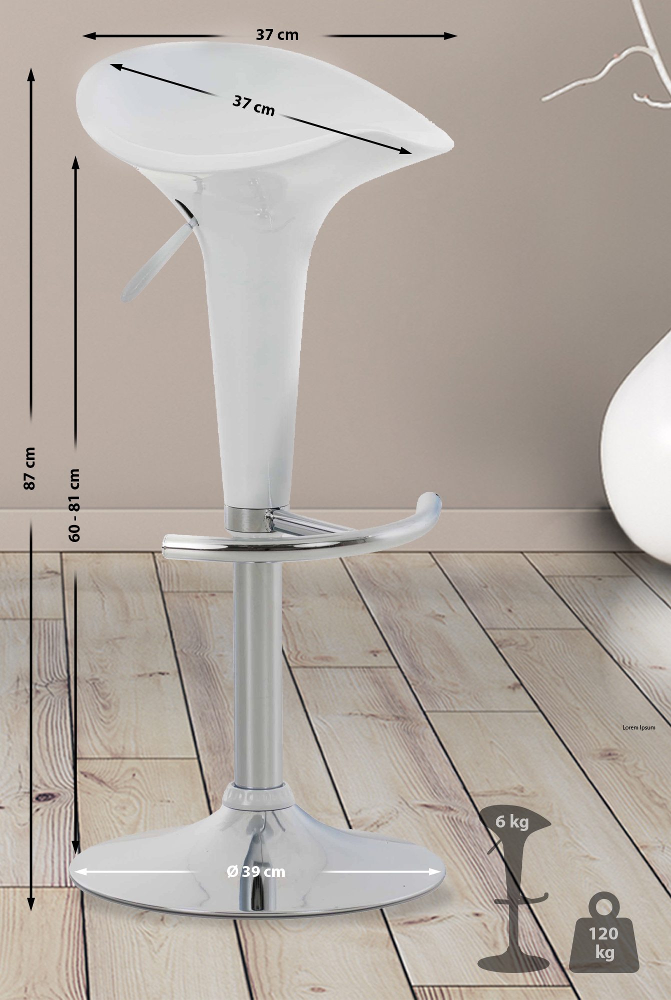 Taburete Saddle