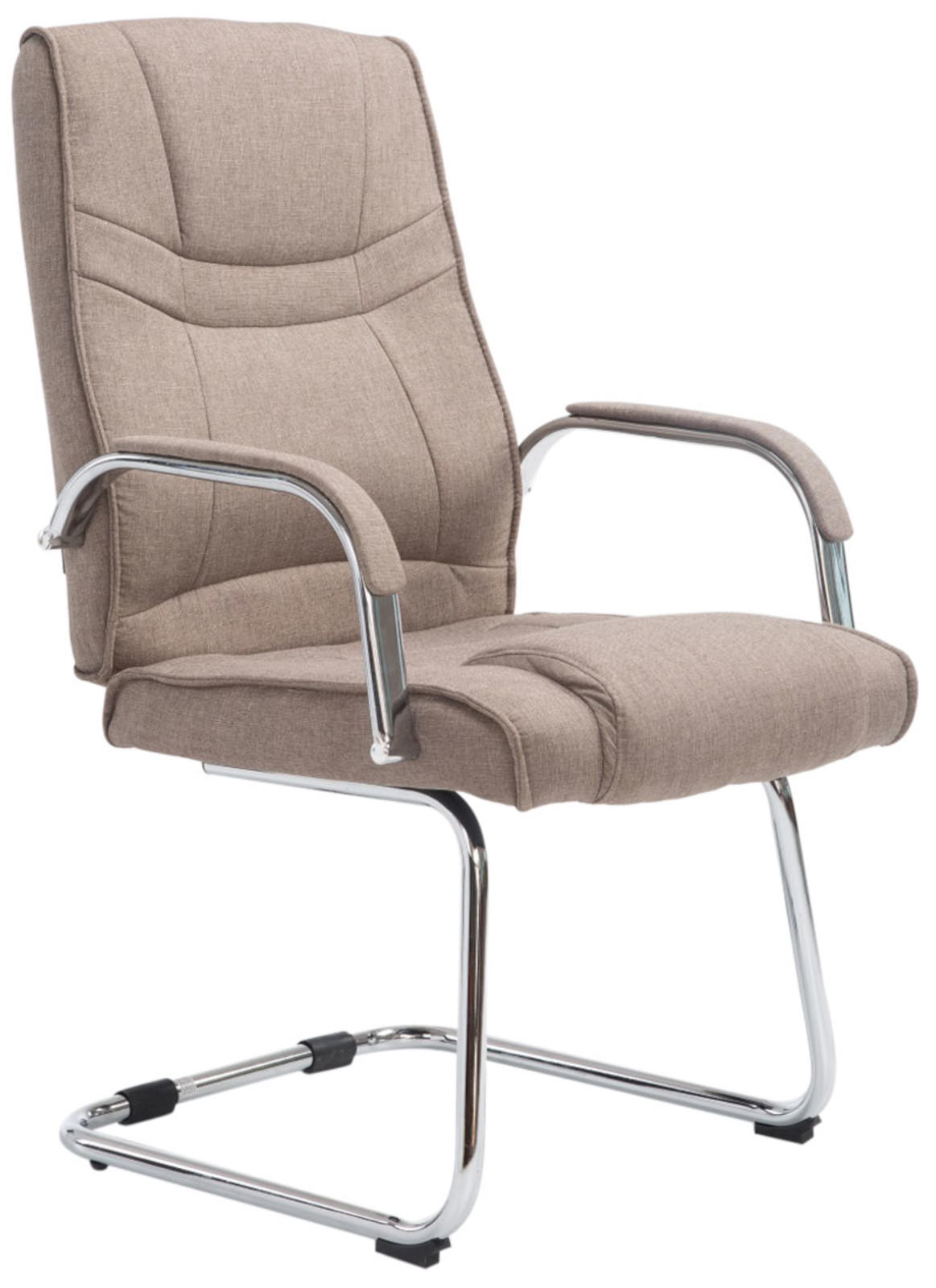 Set de 2 sillas cantilever XXL Attila en tela