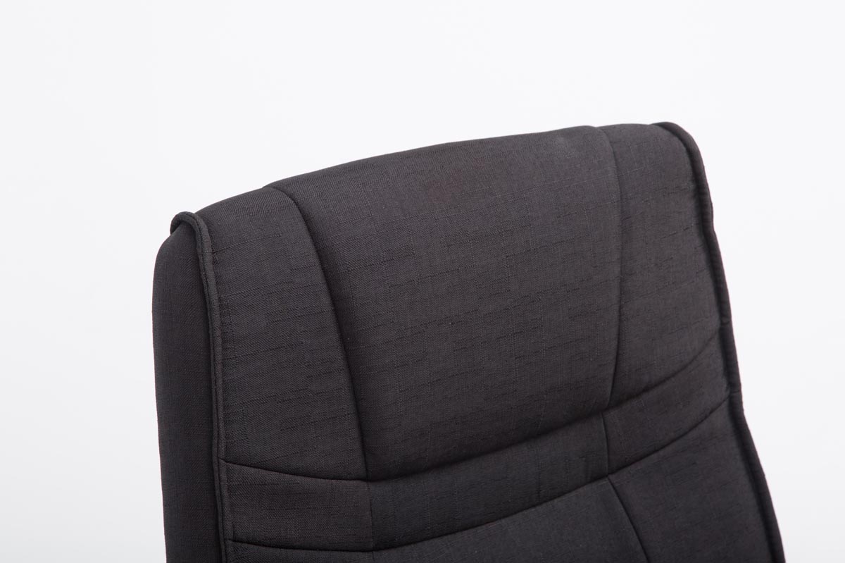 Silla Cantiléver XXL Attila Tapizada en Tela