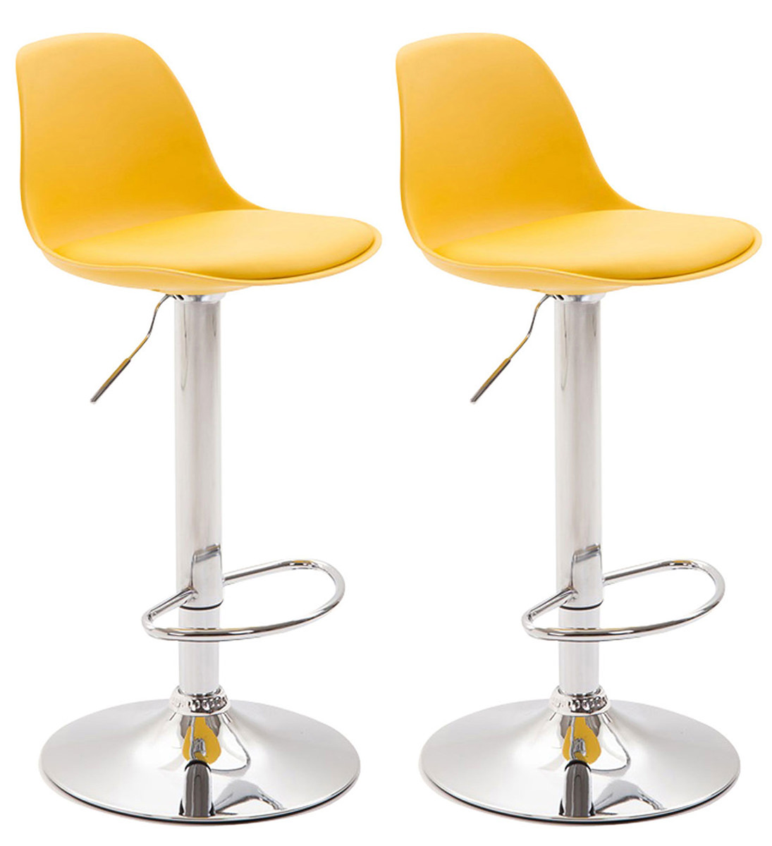 Set De 2 Taburetes Kiel En Polipropileno