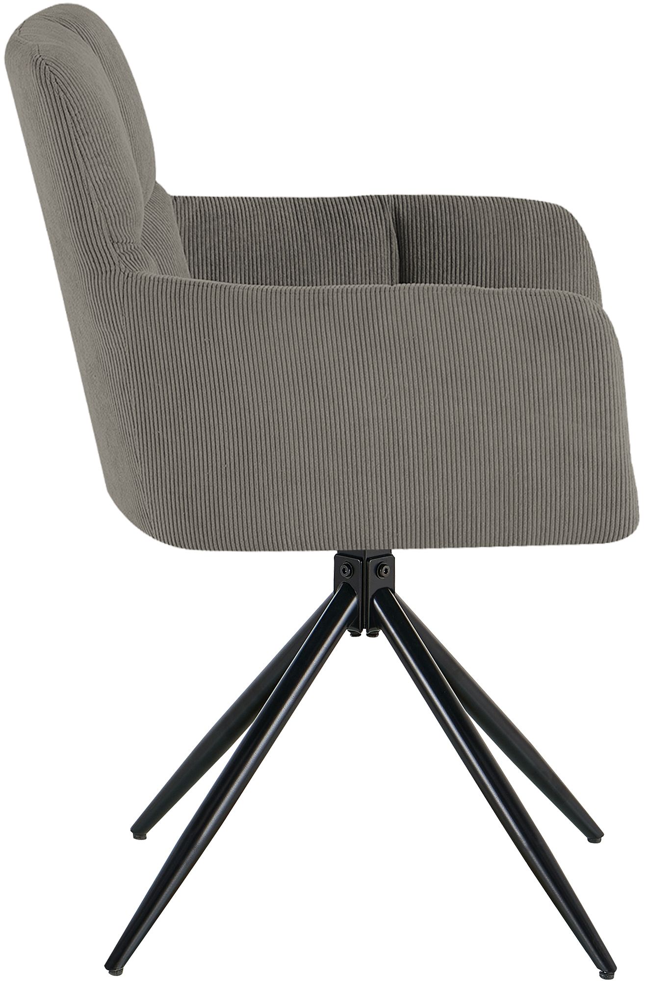 Silla de comedor Jonah de pana
