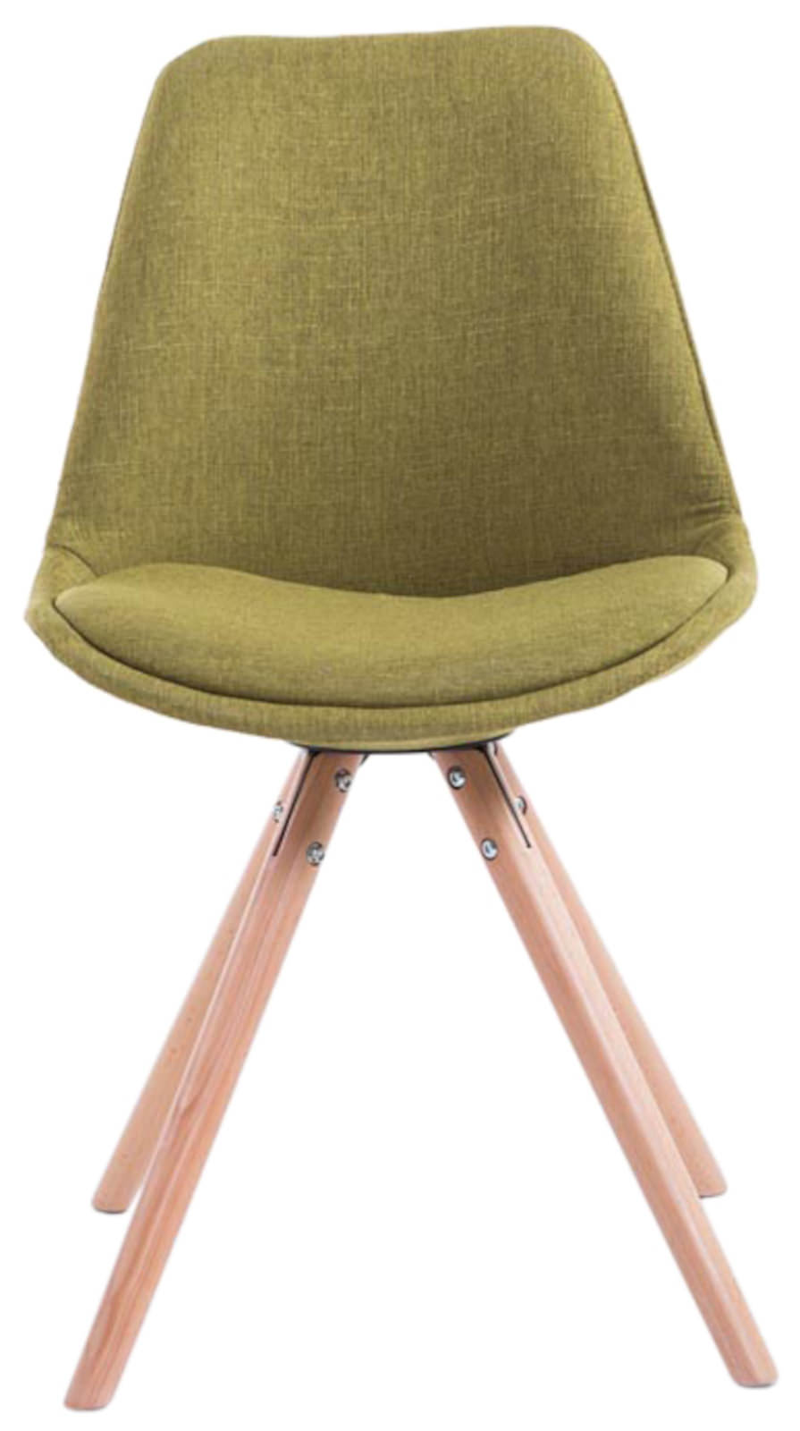 Set de 4 sillas de comedor Toulouse en tela