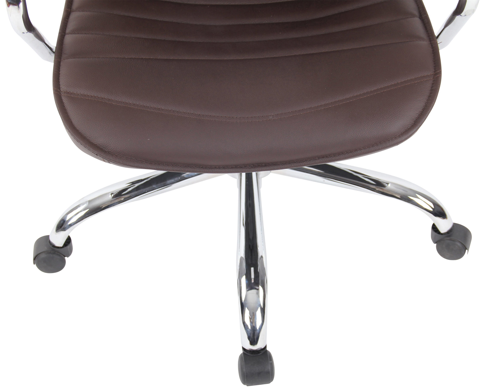 Silla de oficina Rako de cuero auténtico