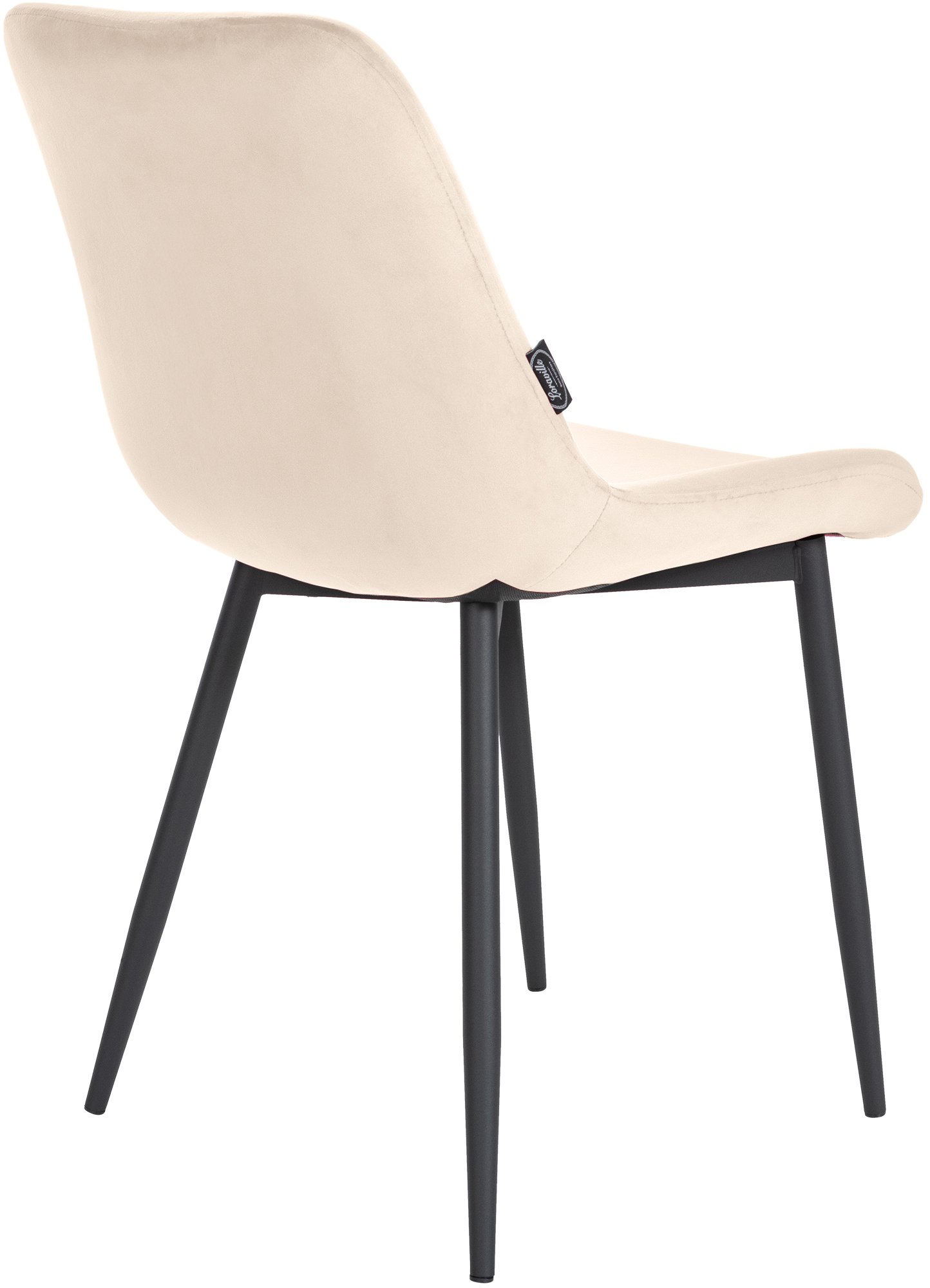 Juego de 2 Sillas de Comedor Victoria de Terciopelo