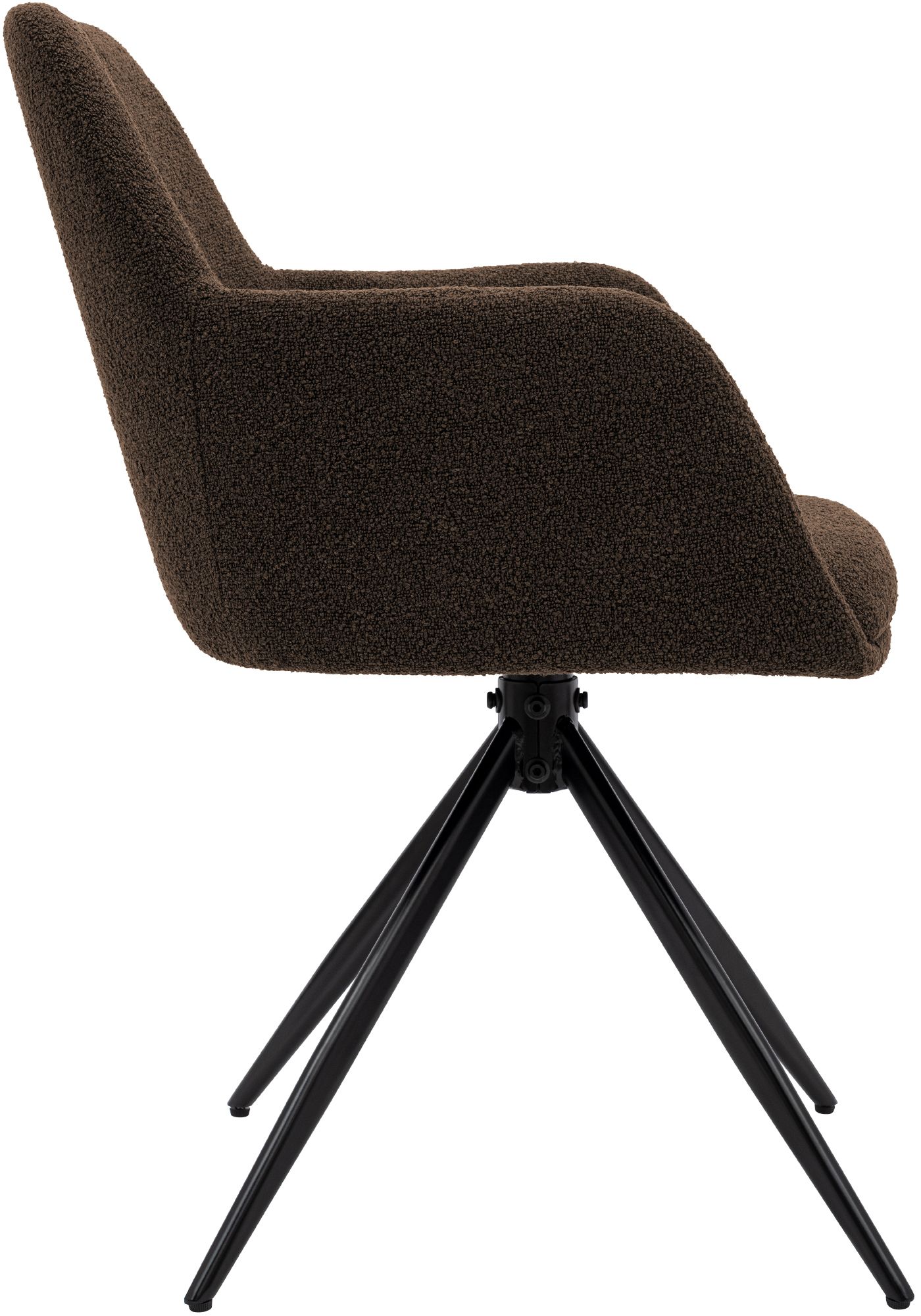 Silla de Comedor Olema de Tejido de Peluche
